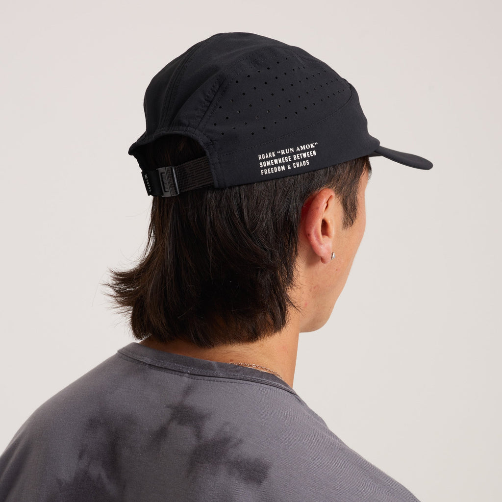 Alta Elite Run Hat Strapback Hat - Schwarz