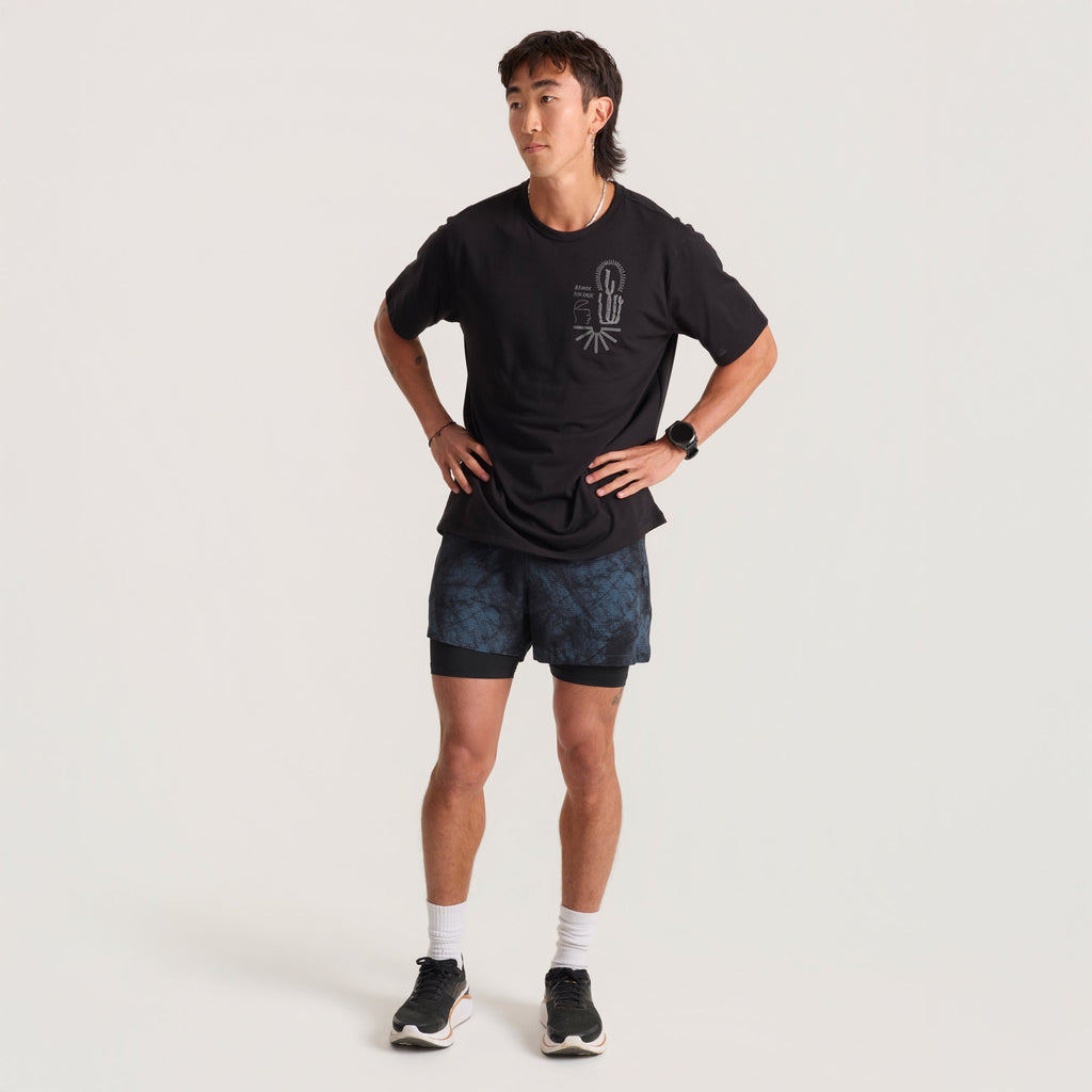 Mathis Active Kurzarm Tee - Chaos Schwarz