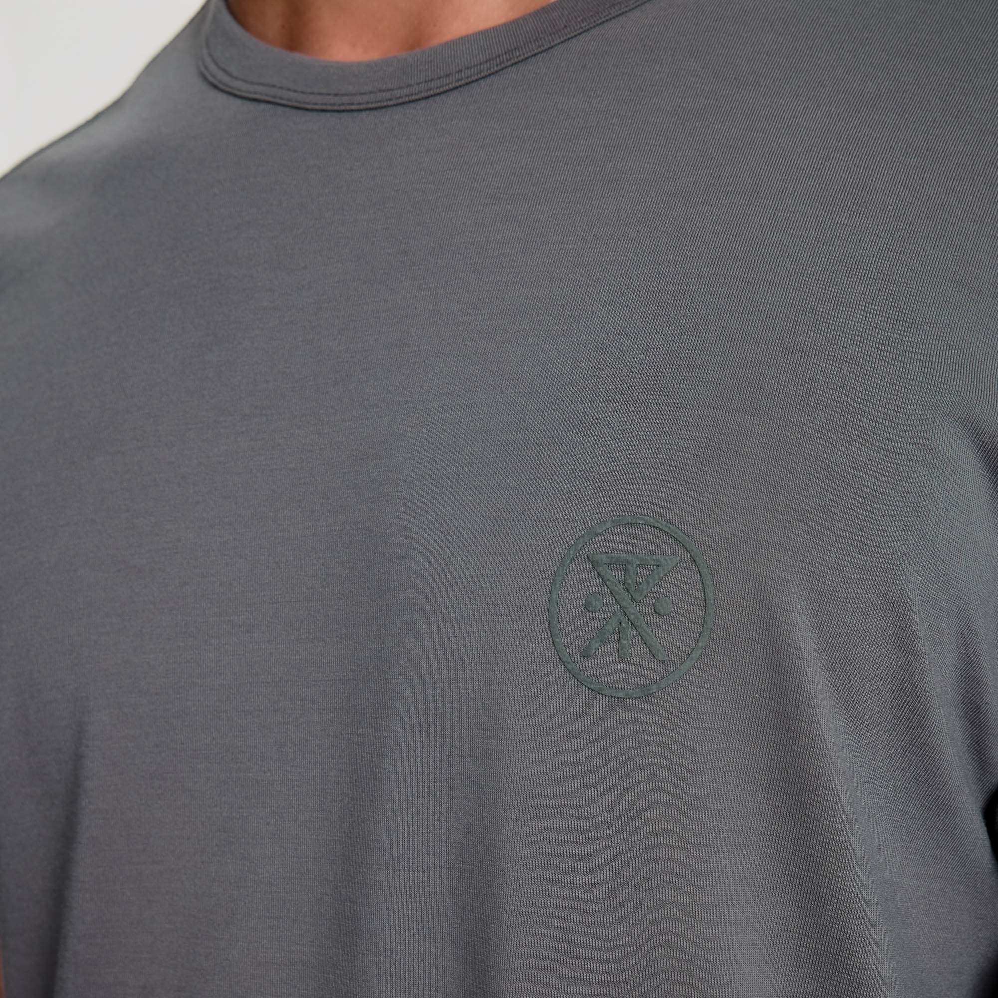 Mathis Active Kurzarm Tee - Kohle