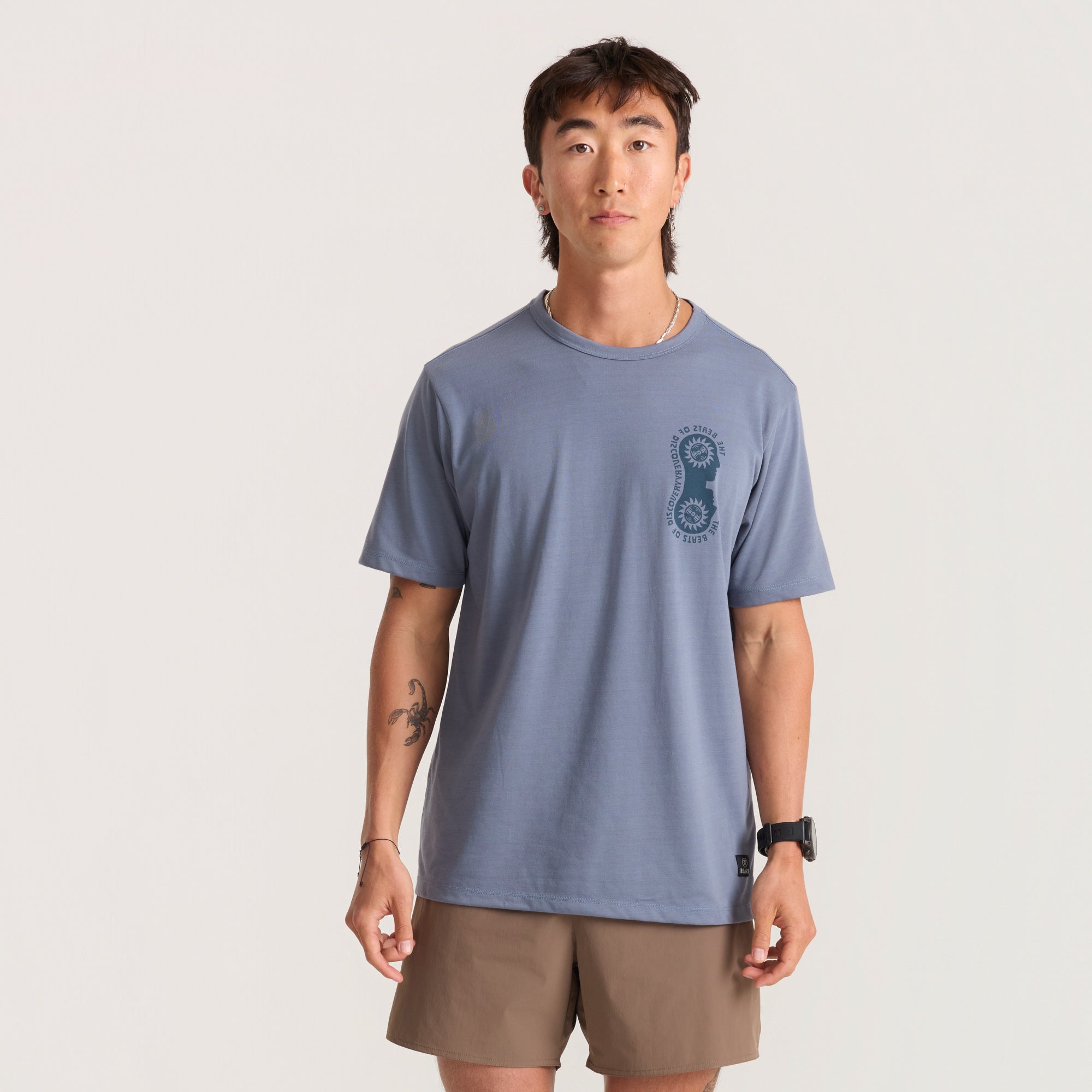 Mathis Active Kurzarm Tee - Neptun