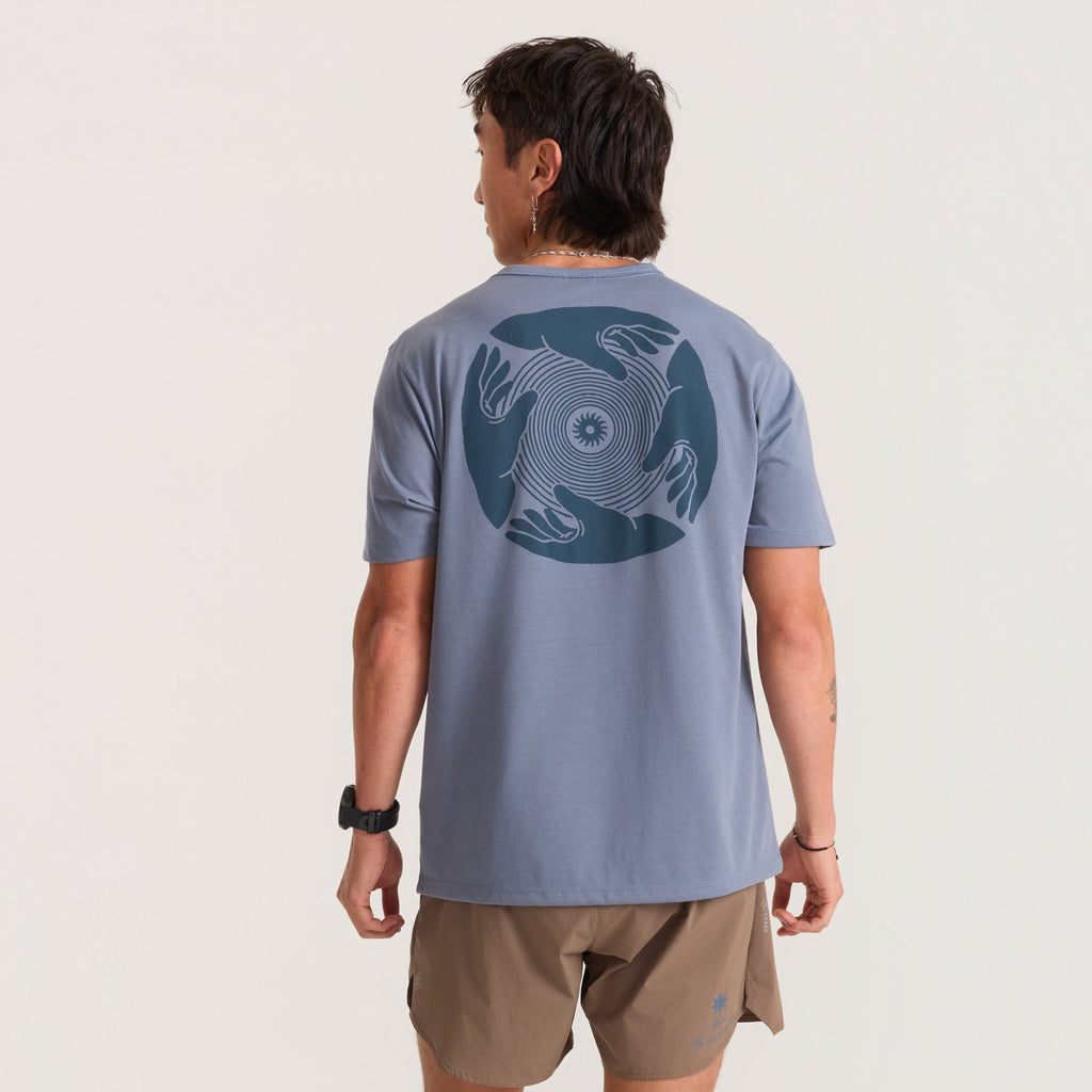 Mathis Active Kurzarm Tee - Neptun