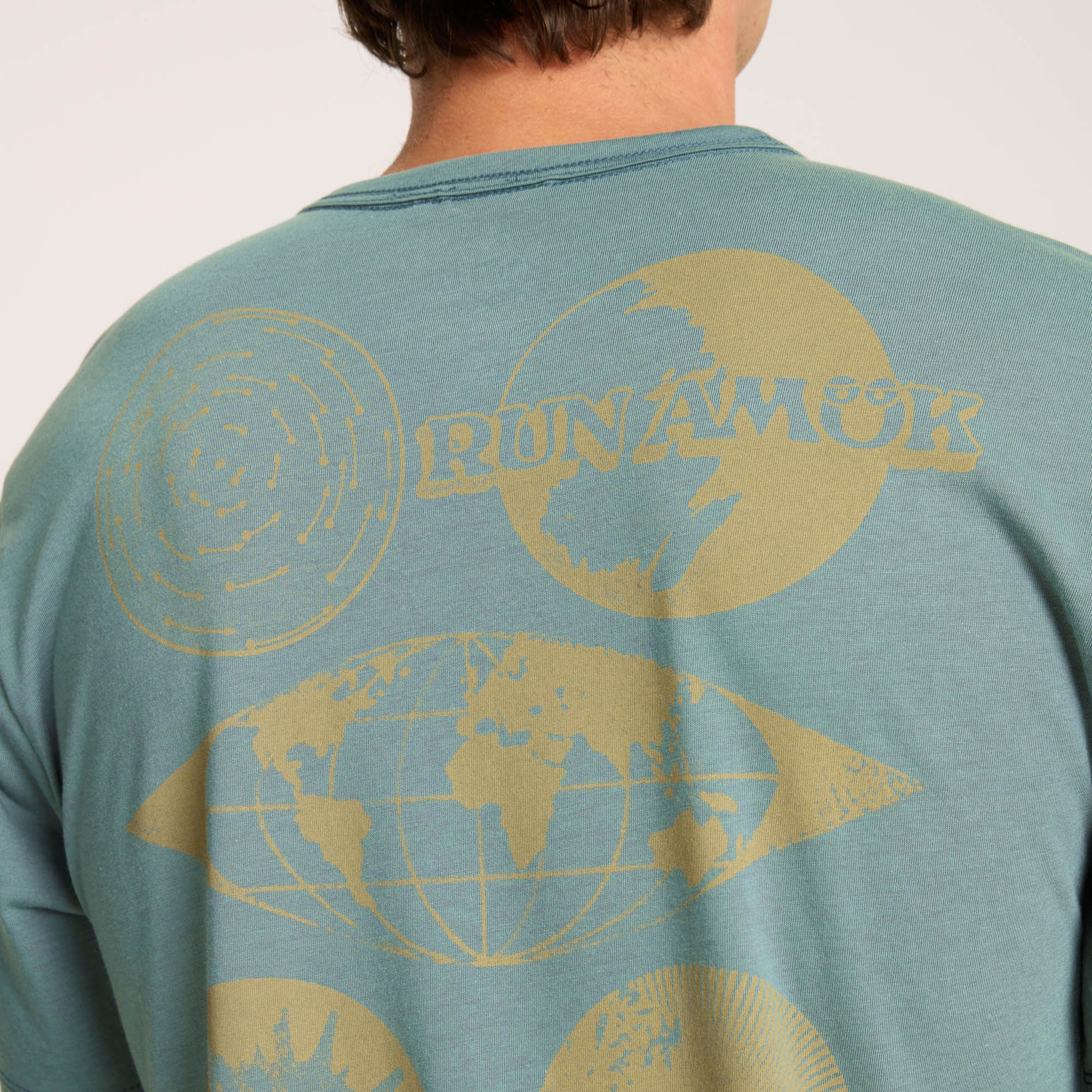 Mathis Active Kurzarm Tee - Schiefergrün