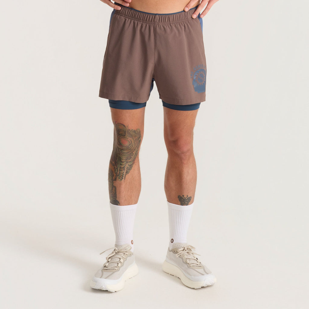 Bommer 3.5' Shorts für Faded Braun