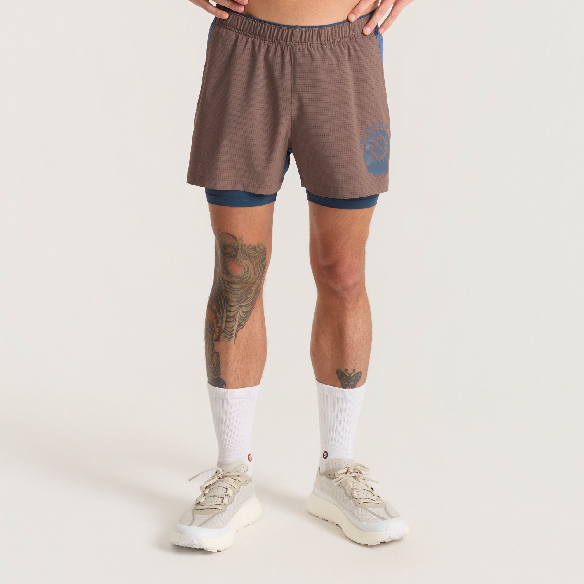 Bommer 3.5' Shorts für Faded Braun