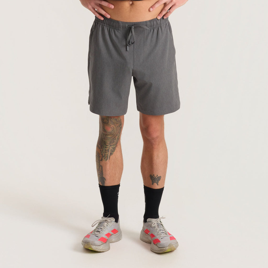 Serrano 7' Active Stretch Shorts - Holzkohle Heide