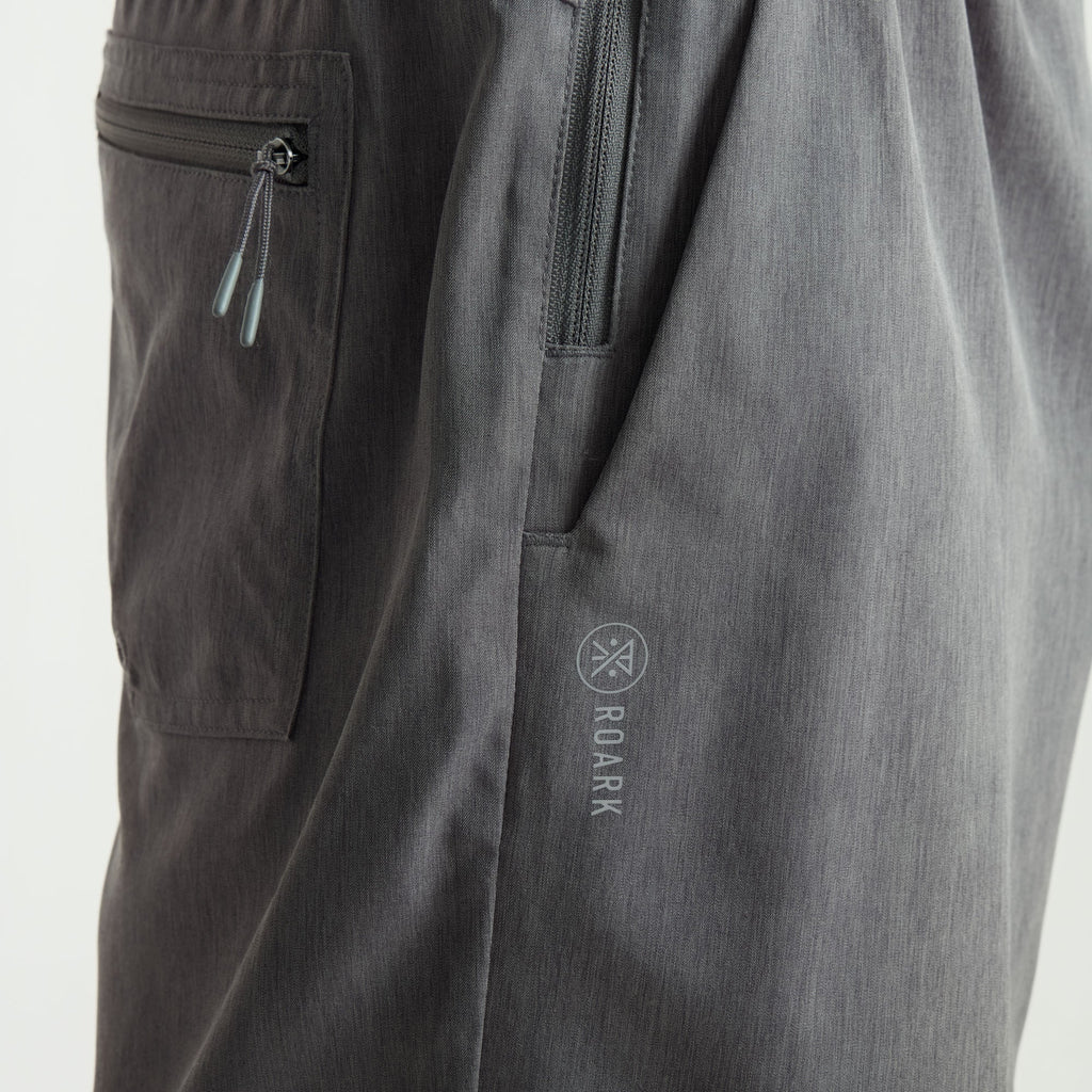 Serrano 7' Active Stretch Shorts - Holzkohle Heide