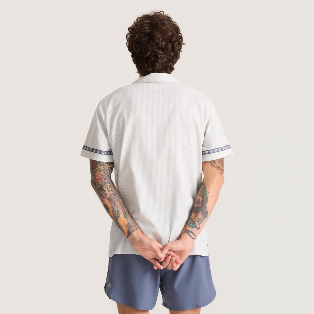 Bless Up Trail Button Up Shirt - Silber