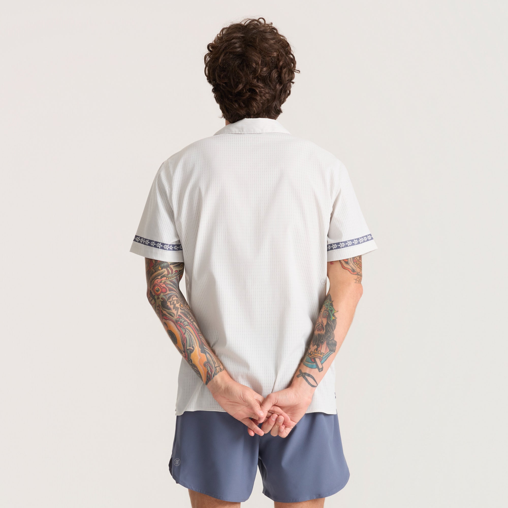 Bless Up Trail Button Up Shirt - Silber