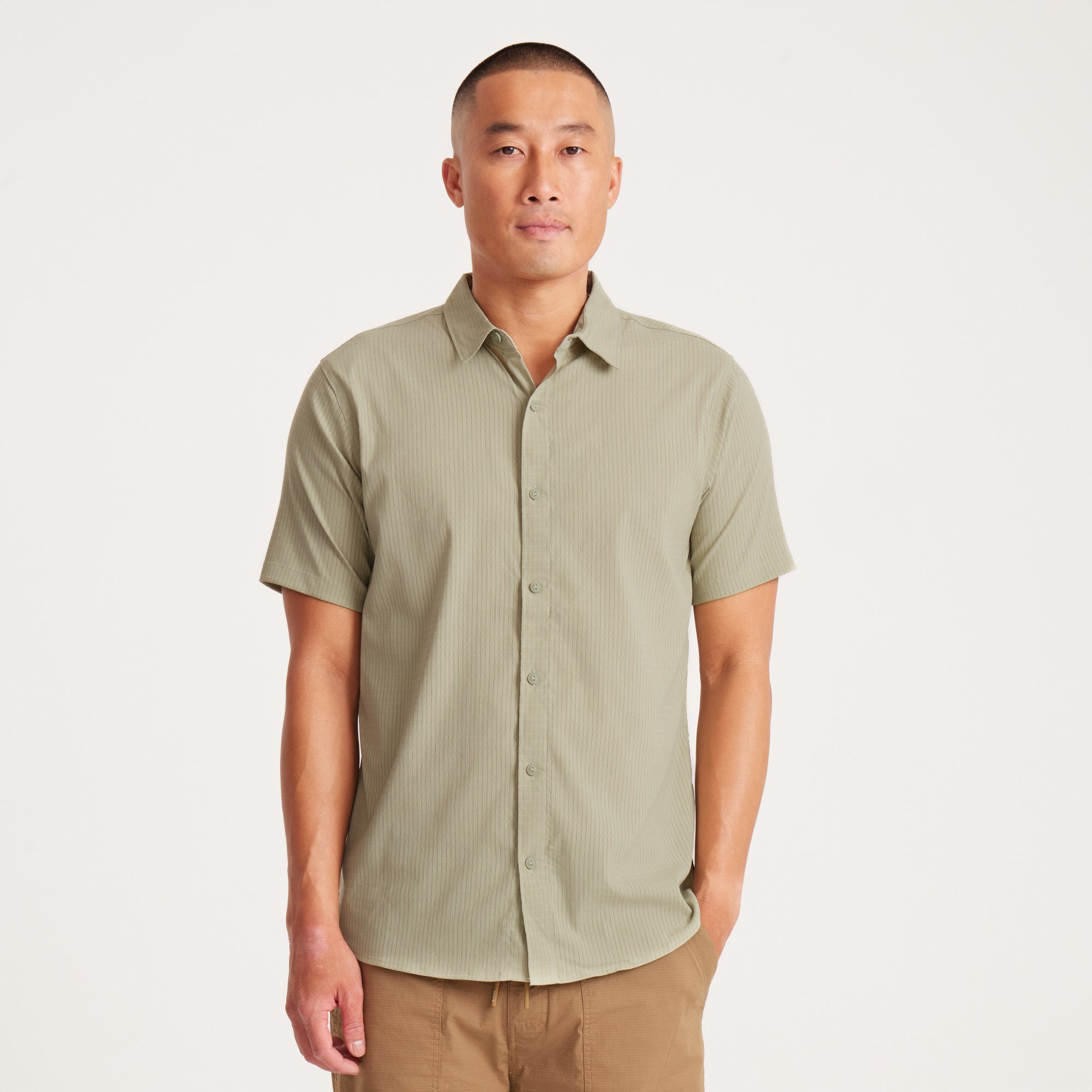 Bless Up Atmungsaktives Stretch-Shirt - Sage