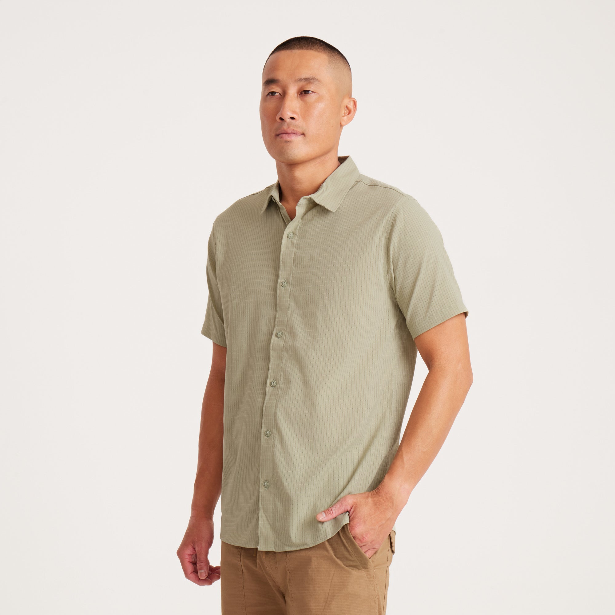 Bless Up Atmungsaktives Stretch-Shirt - Sage