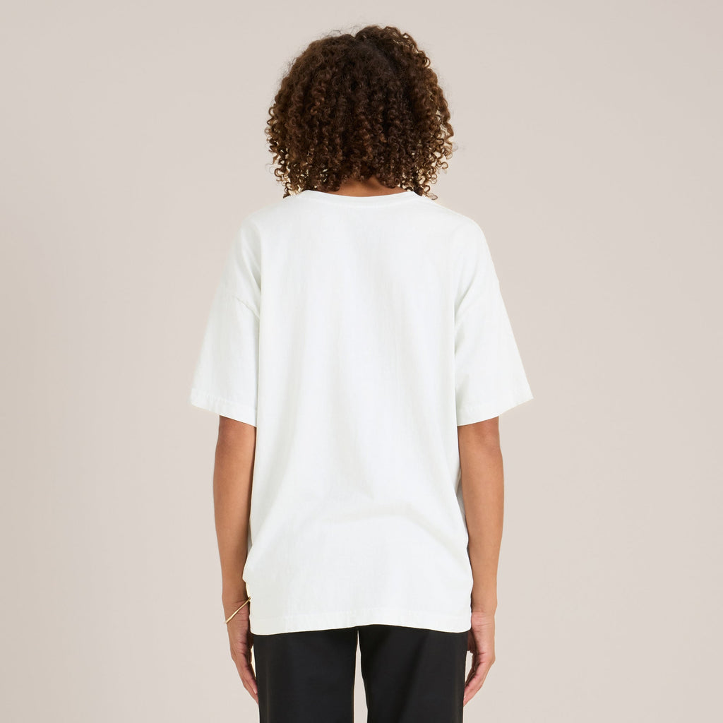 Super Natural Übergroße Premium-T-Shirt - Nebel