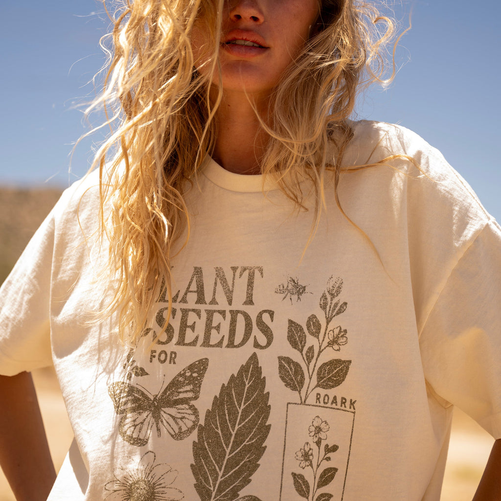 Seaweed Queen Oversized Premium-T-Shirt - Knochen