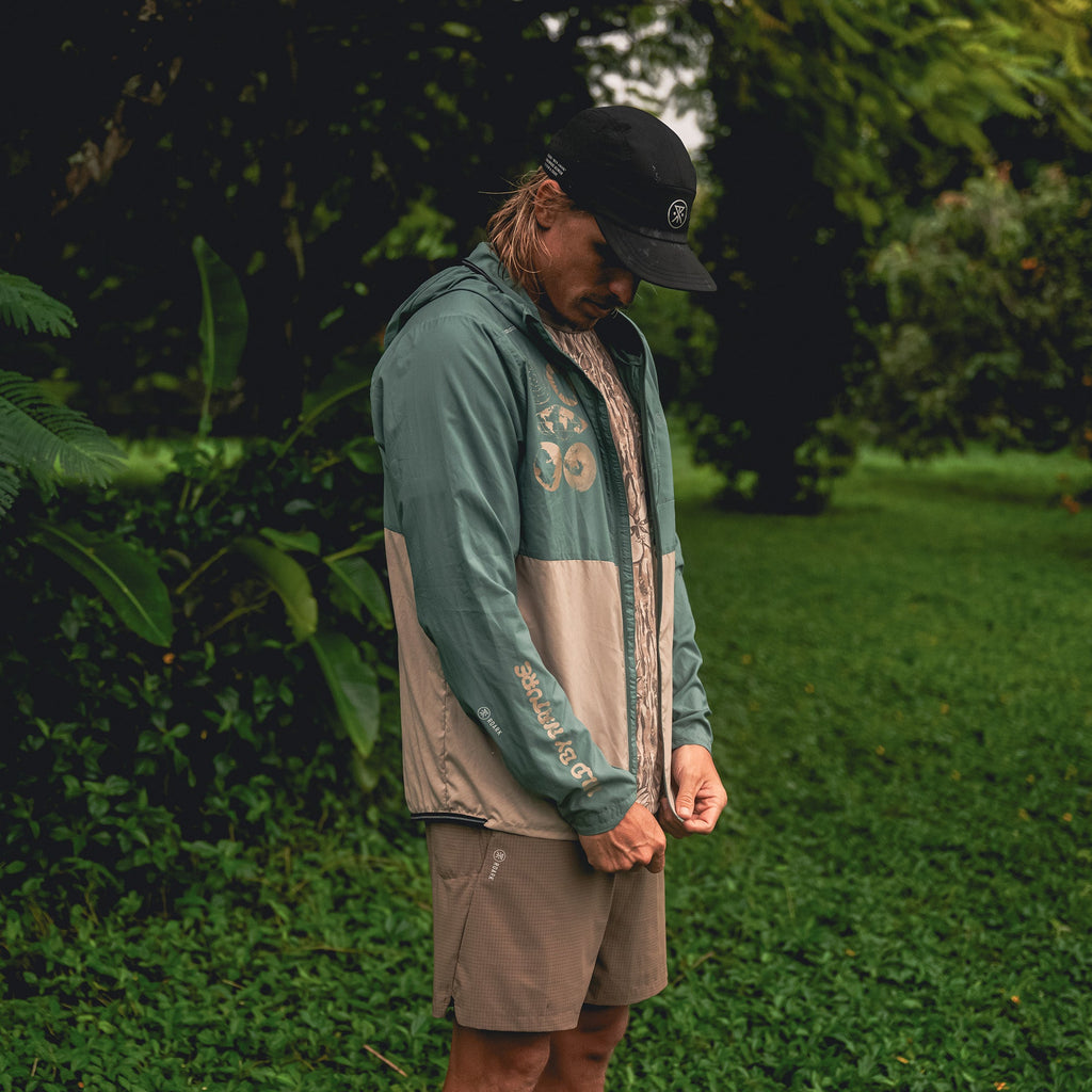 Secondwind 3.0 Jacke - Schiefer Grün / Hellbraun