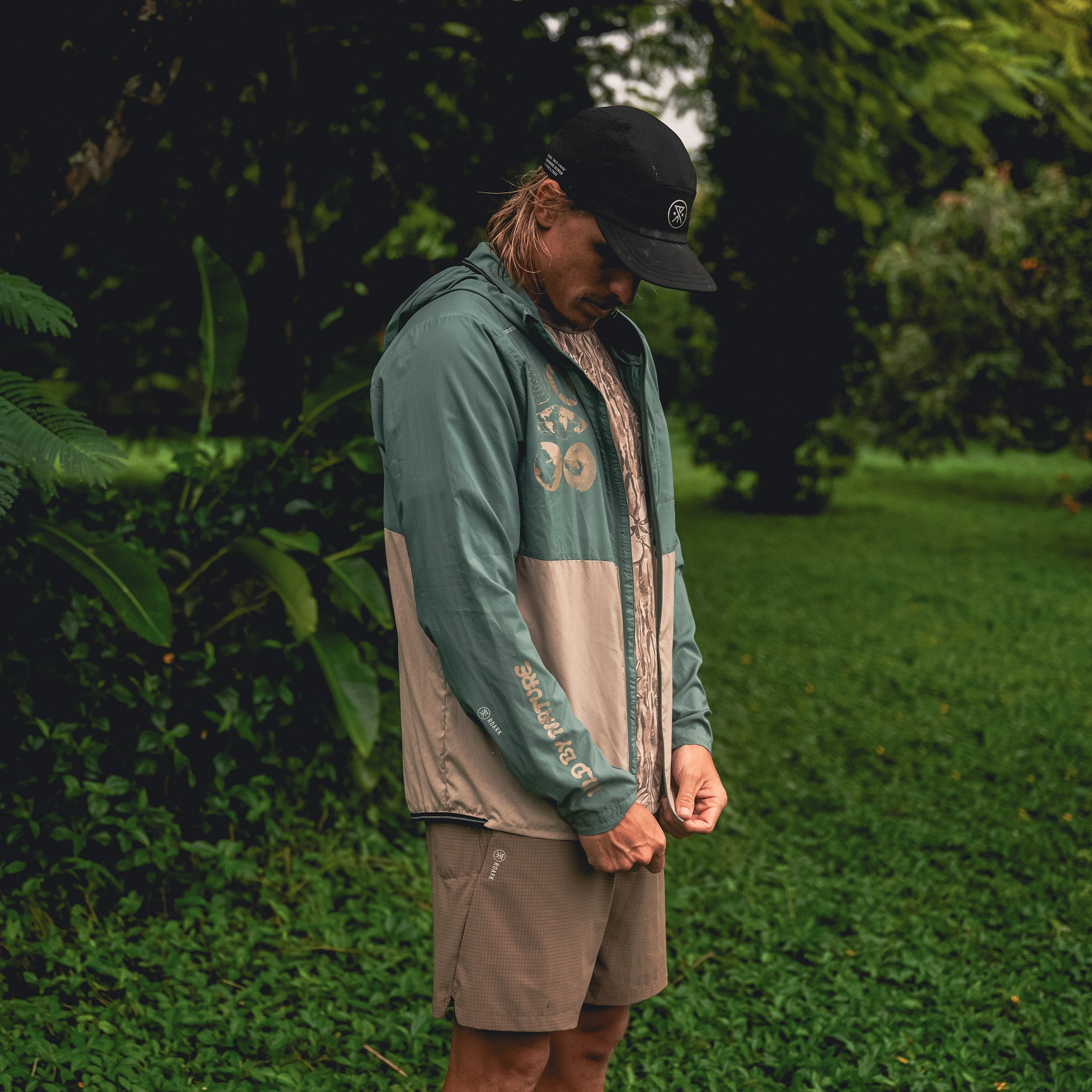 Secondwind 3.0 Jacke - Schiefer Grün / Hellbraun