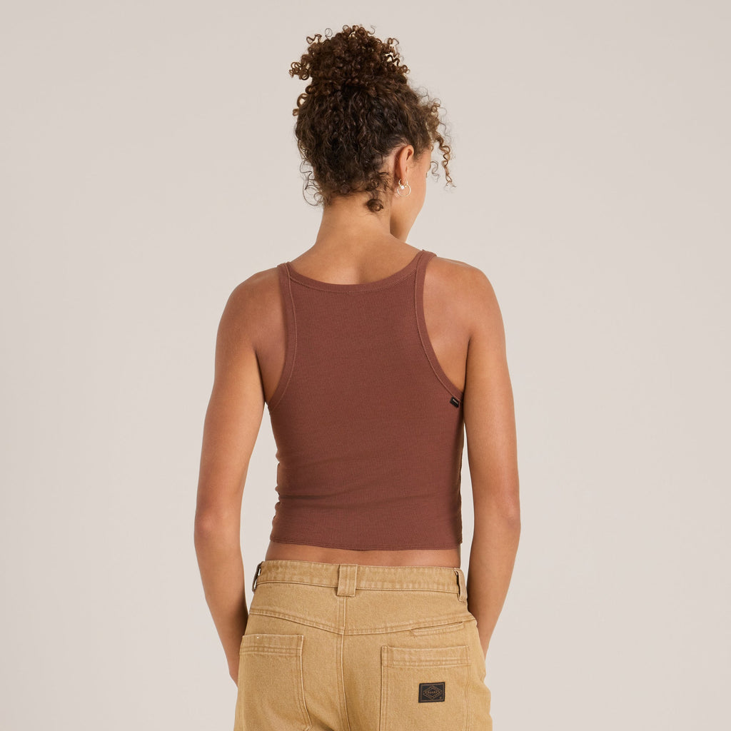 Wind Worn Tanktop - Sepia