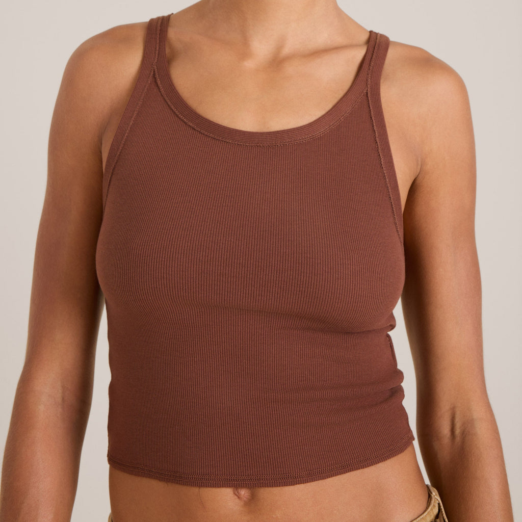 Wind Worn Tanktop - Sepia
