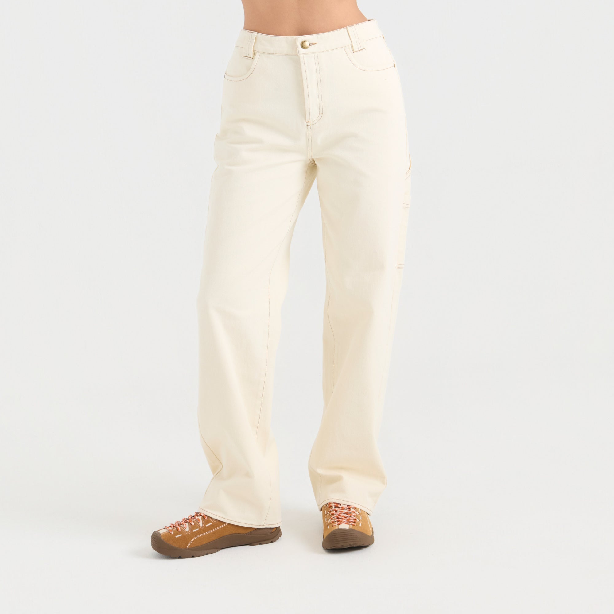 HWY 1 Denim Pant — Bone