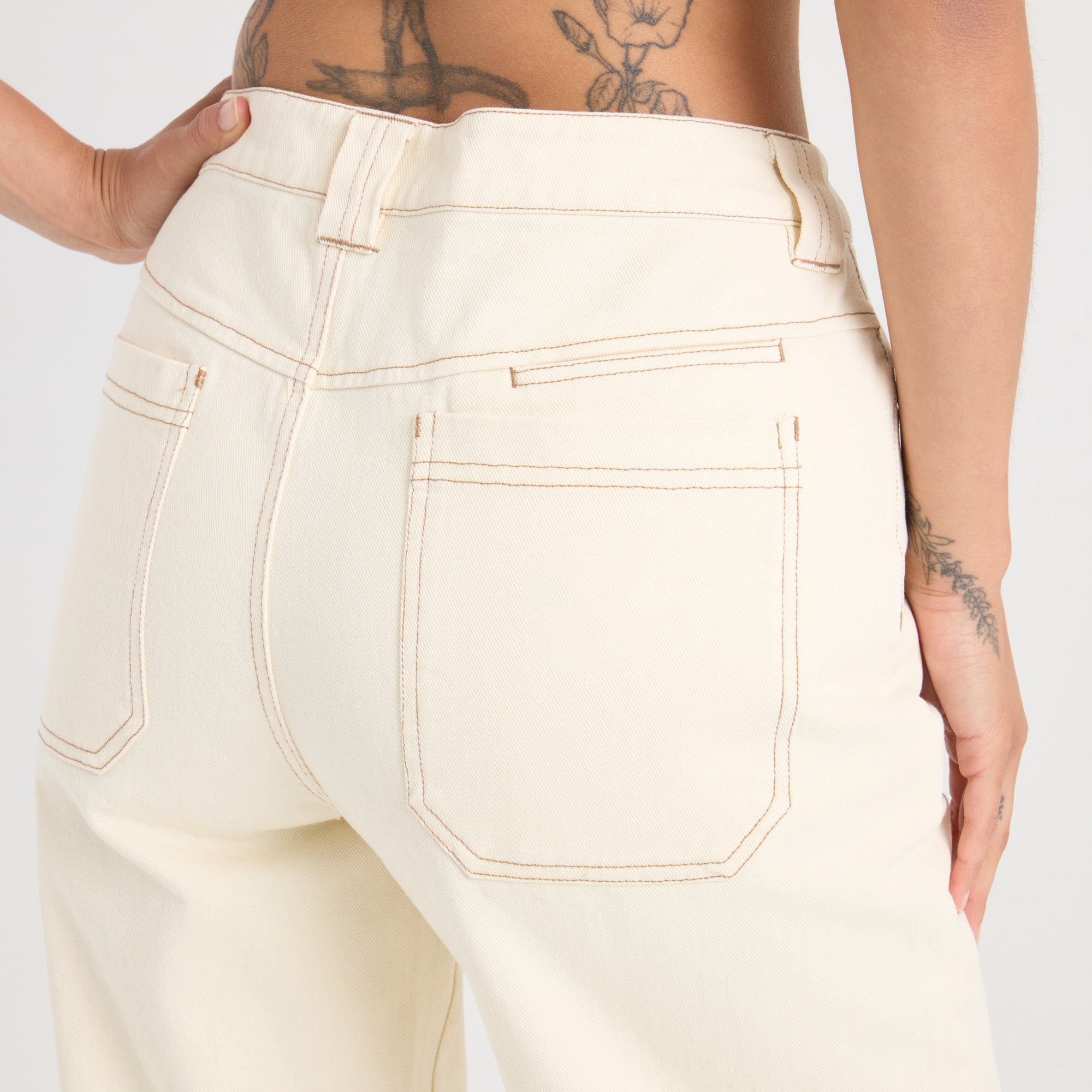 HWY 1 Denim Pant — Bone