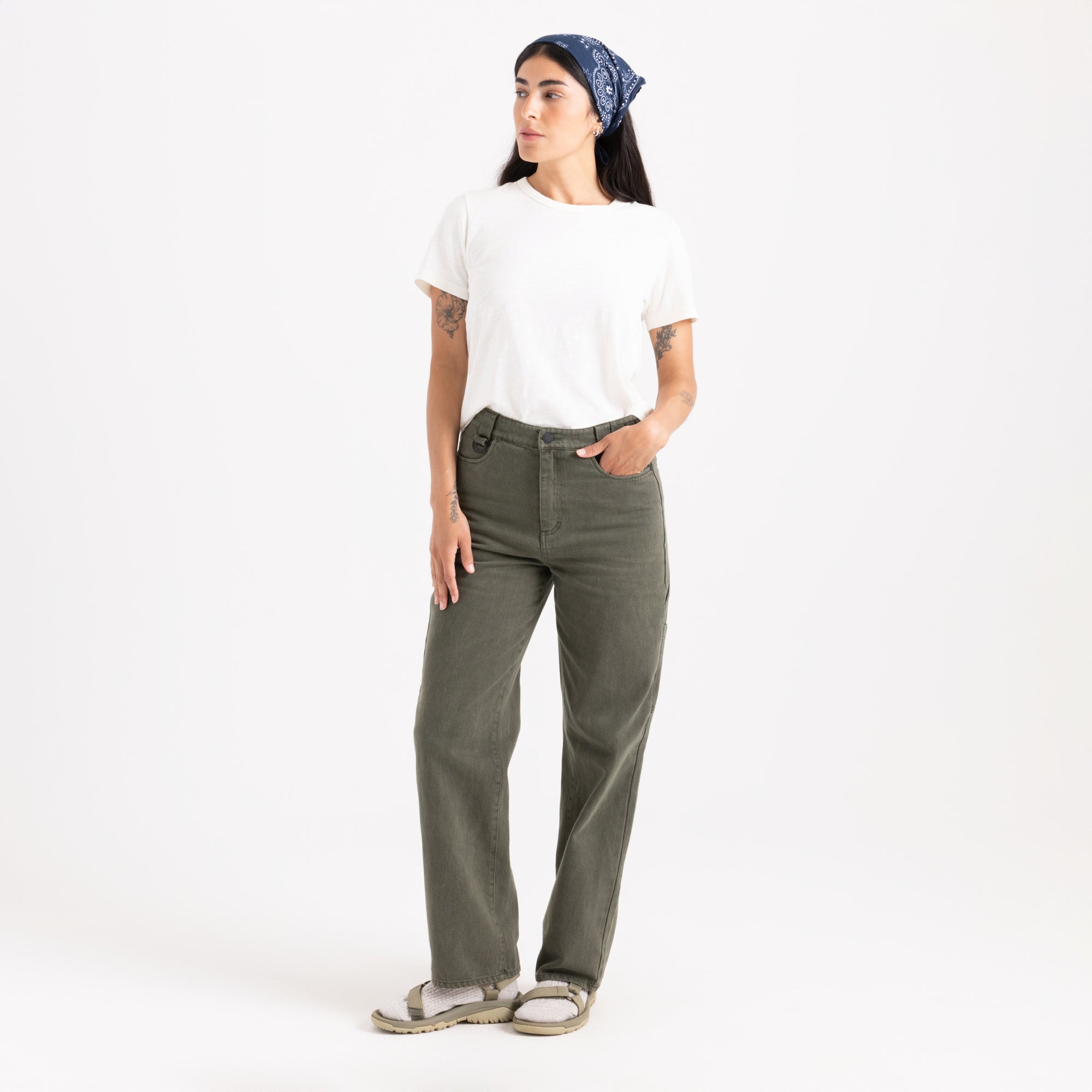 HWY 1 Pant Denim - Dark Military
