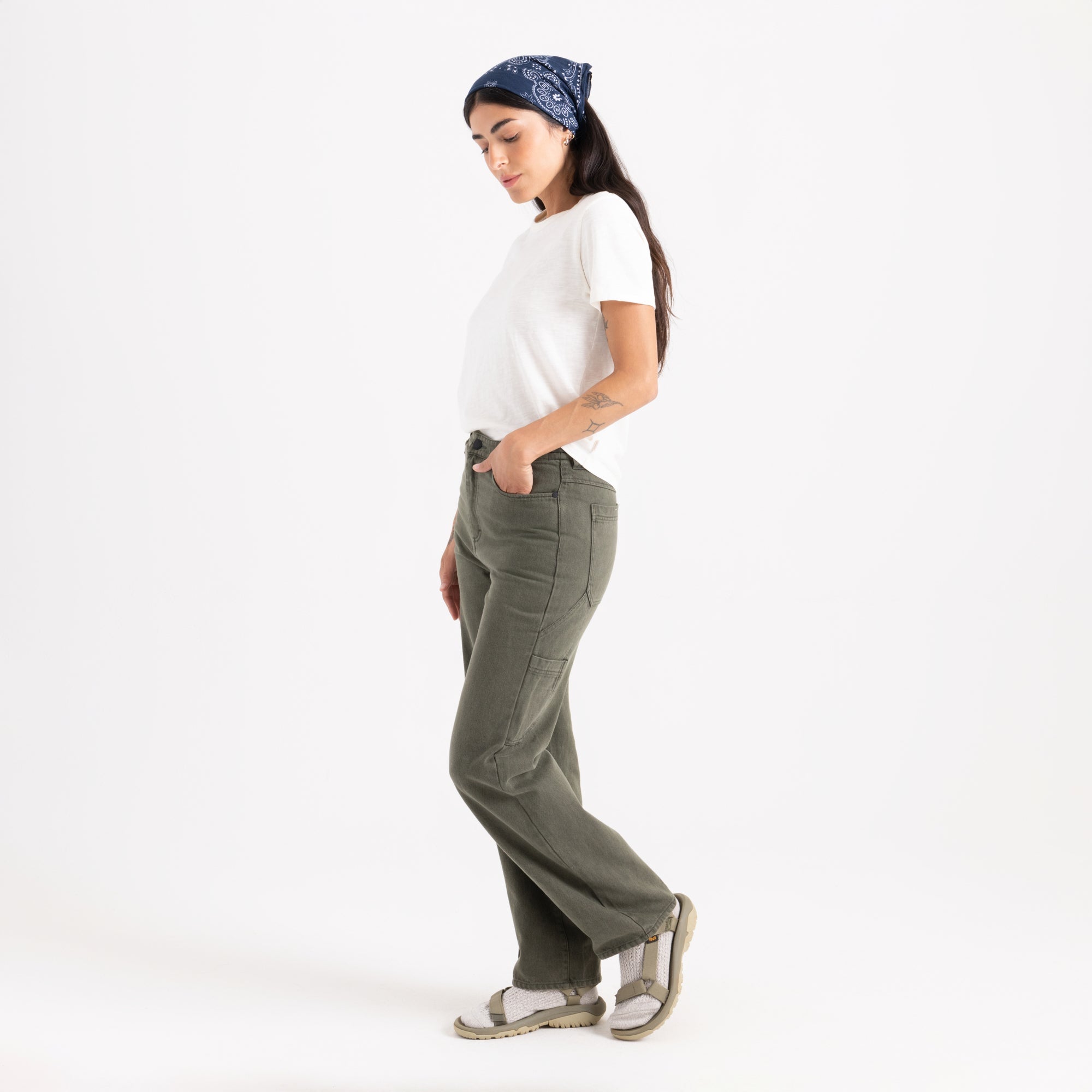 HWY 1 Pant Denim - Dark Military