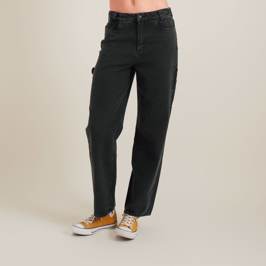 HWY 1 Jeans - Faded Schwarz