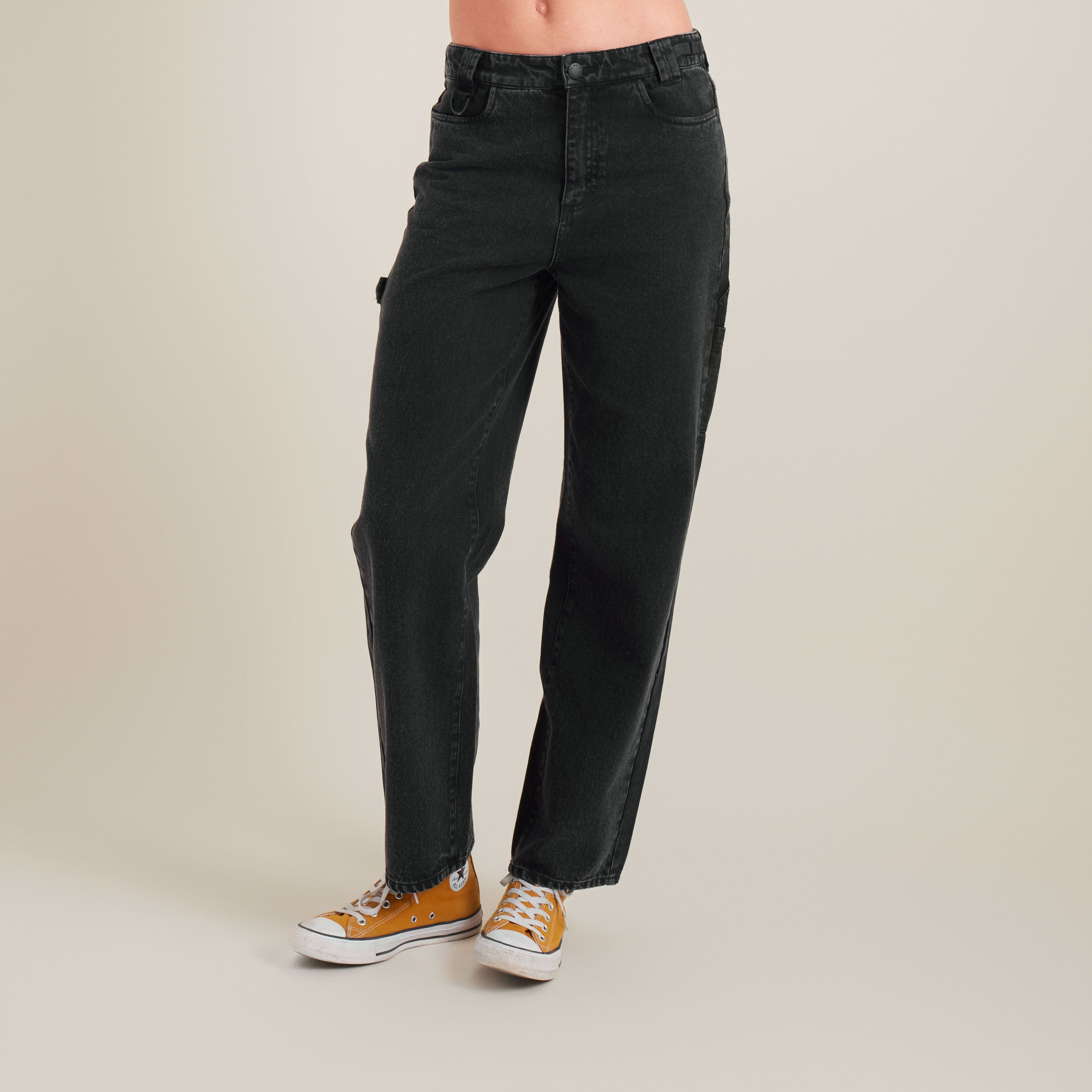 HWY 1 Jeans - Faded Schwarz