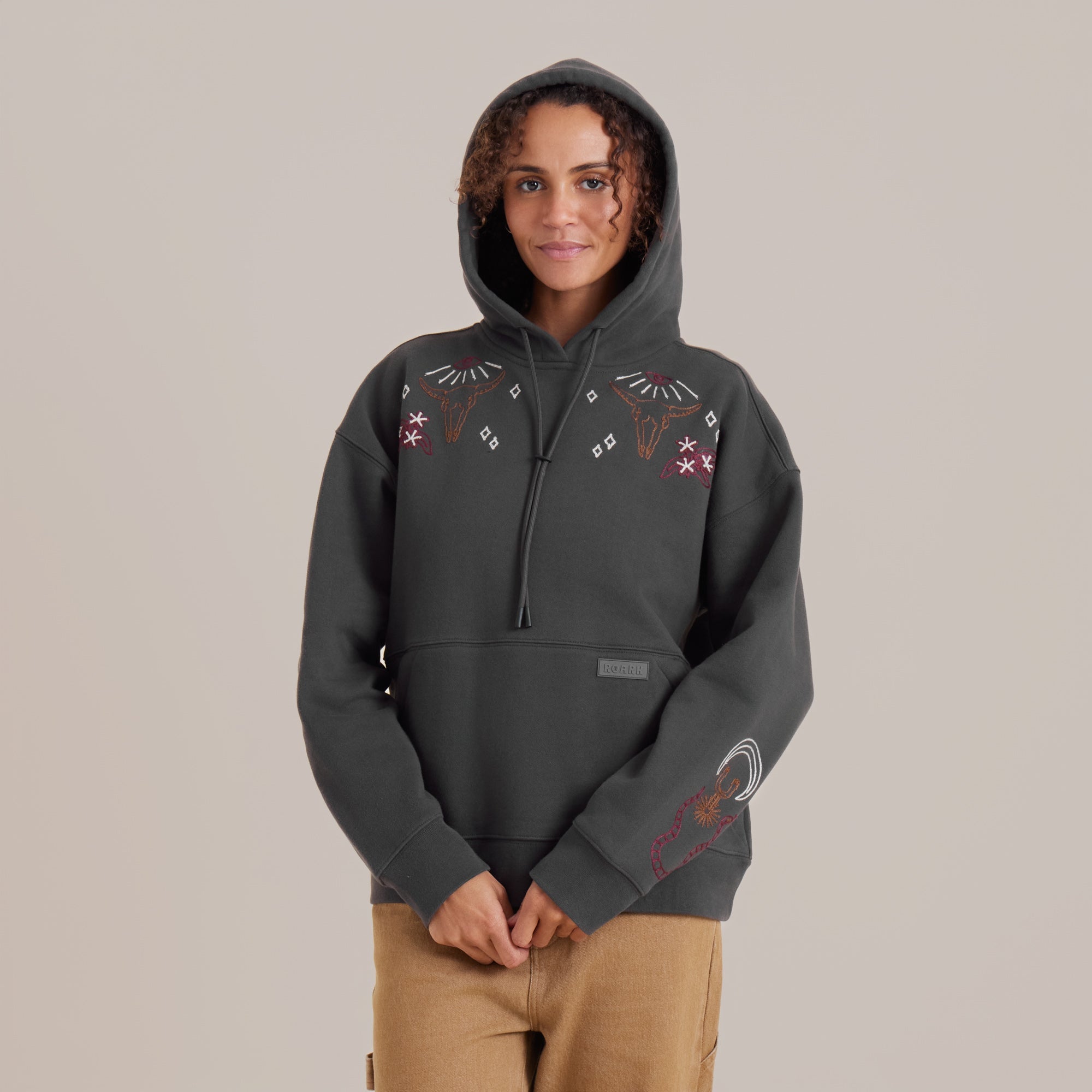 Hiker Kapuzenpullover - Faded Schwarz