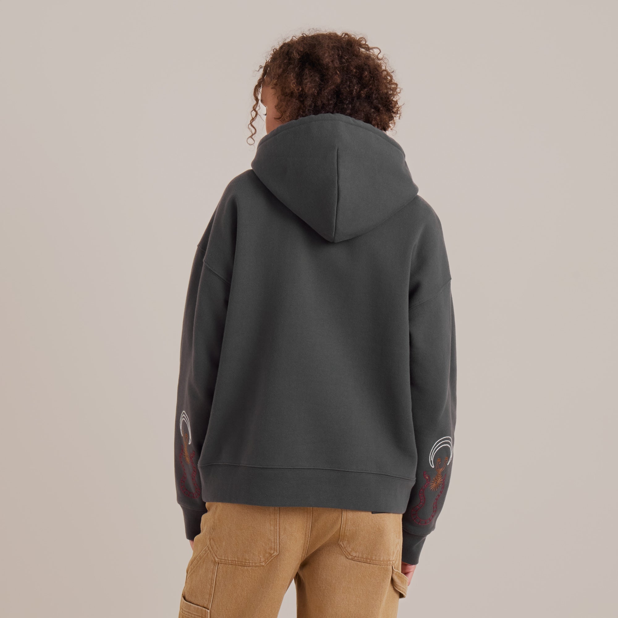 Hiker Kapuzenpullover - Faded Schwarz