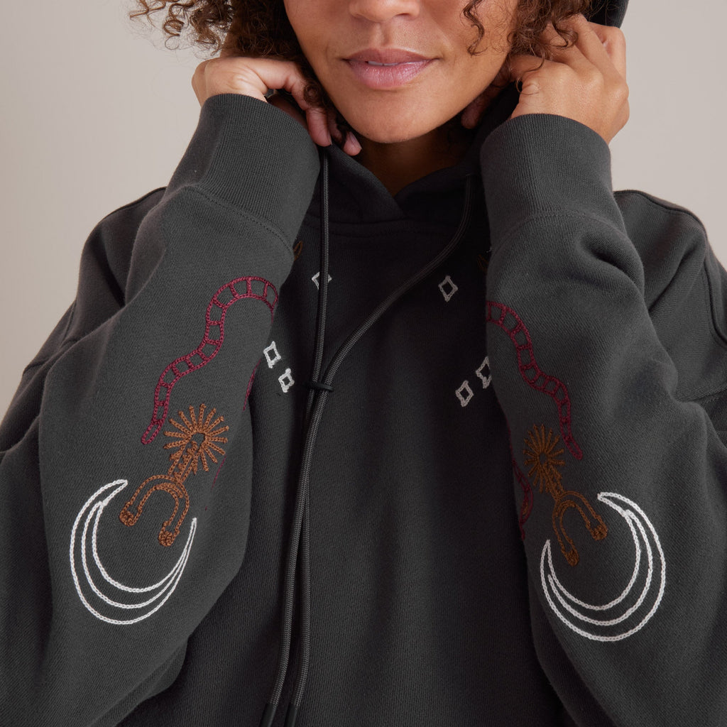 Hiker Kapuzenpullover - Faded Schwarz