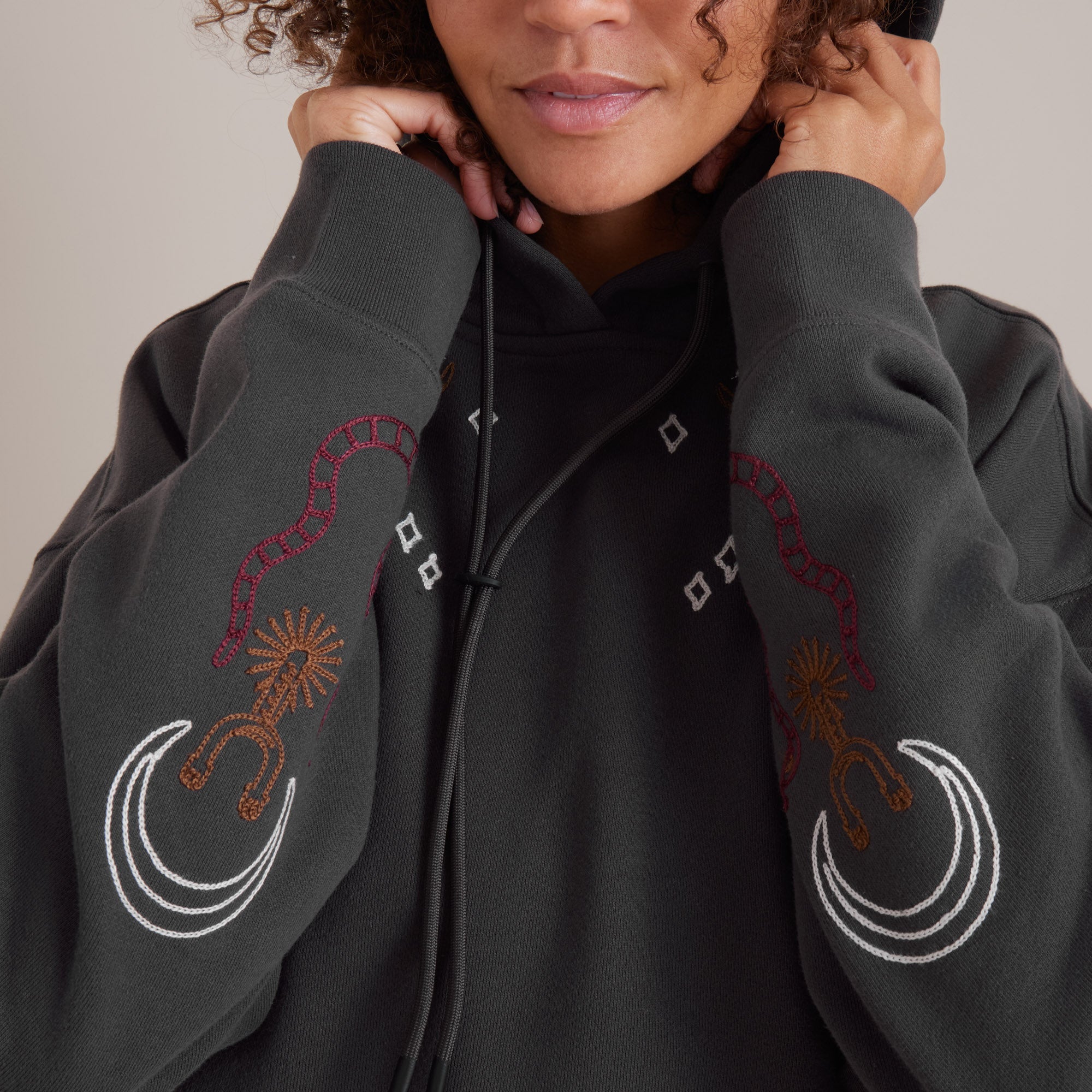 Hiker Kapuzenpullover - Faded Schwarz