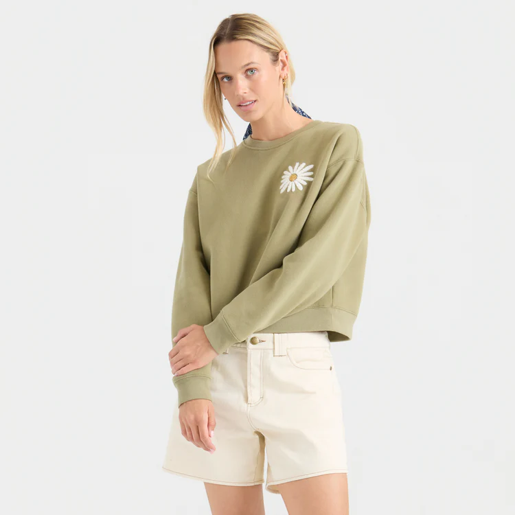 Port Crew Kapuzenpullover - Dusty Olivgrün