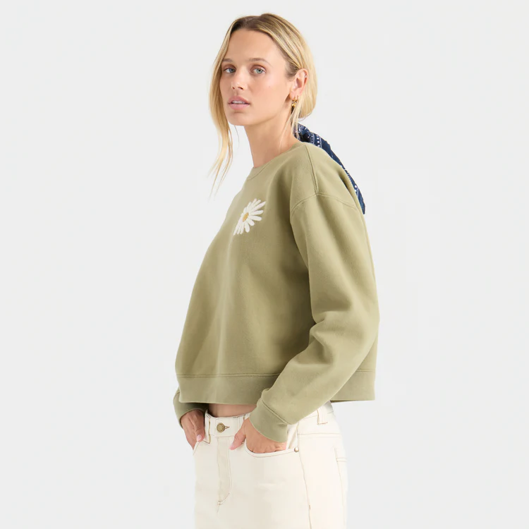 Port Crew Kapuzenpullover - Dusty Olivgrün
