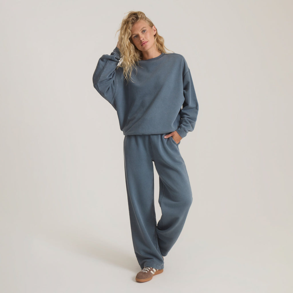 Made To Fade Fleece Kapuzenpullover - Schiefergrau (Deutsche Ausgabe)