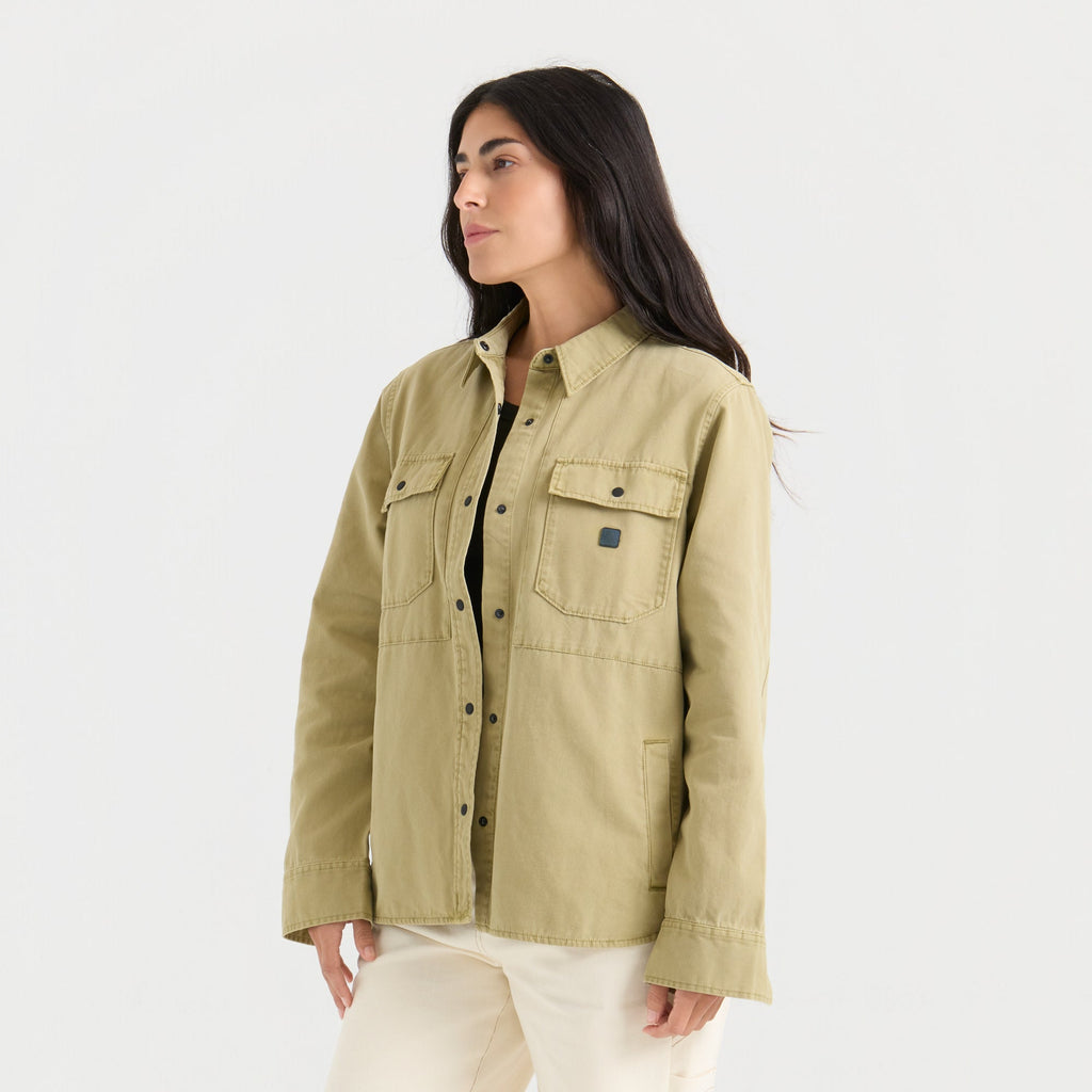 Hebrides Unlined Jacke - Dusty Olivgrün