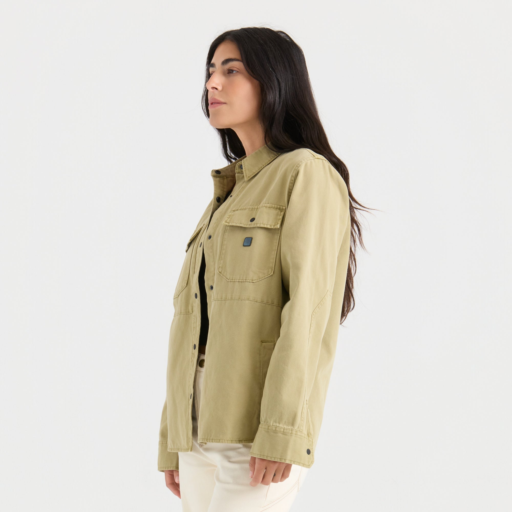 Hebrides Unlined Jacke - Dusty Olivgrün