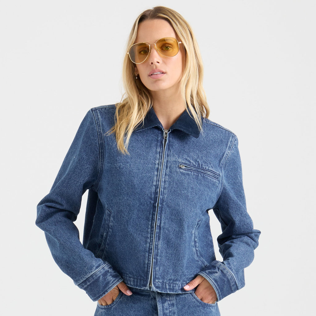 HWY 1 Jacke - Vintage Blau