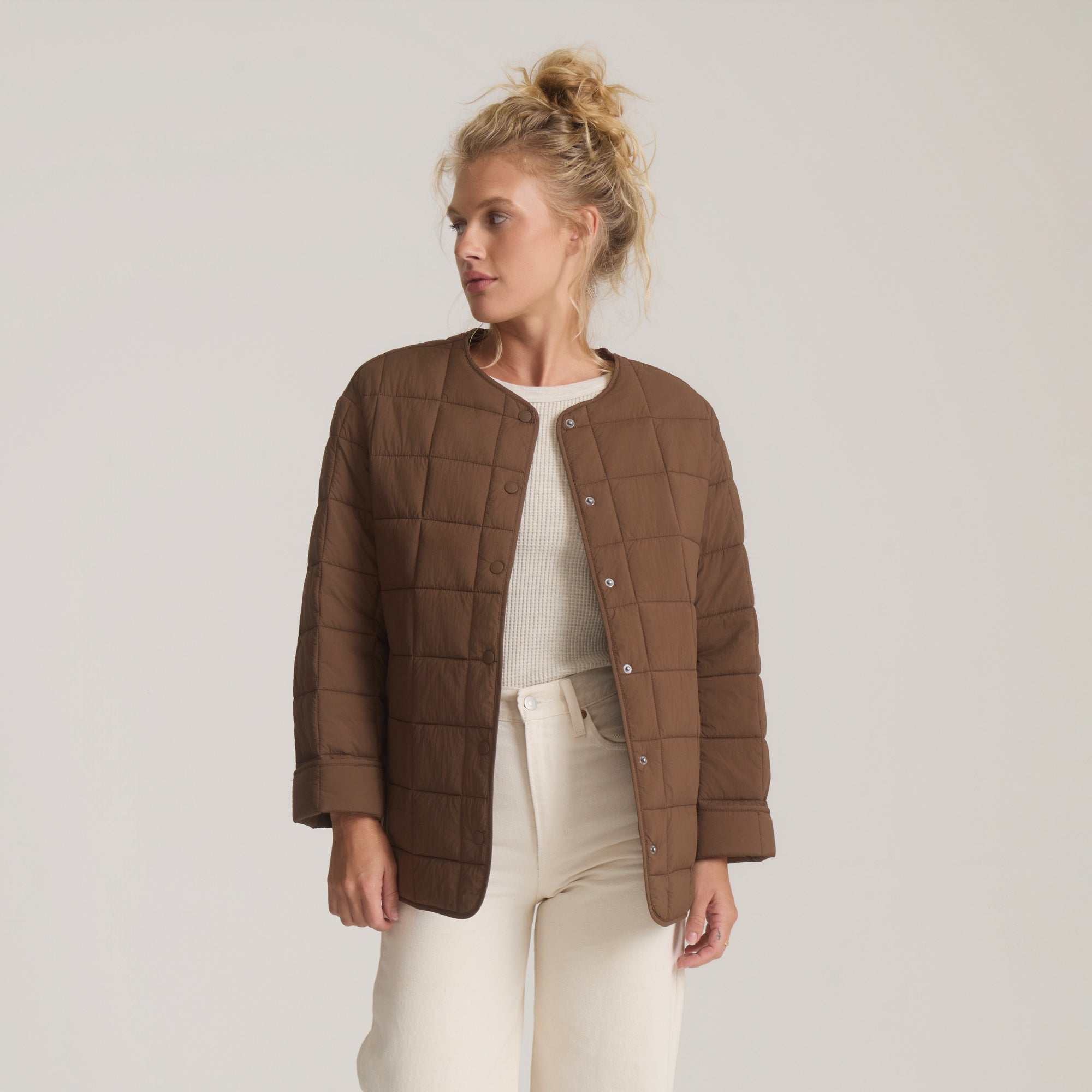 Cloud Liner Jacke - Coco Bean