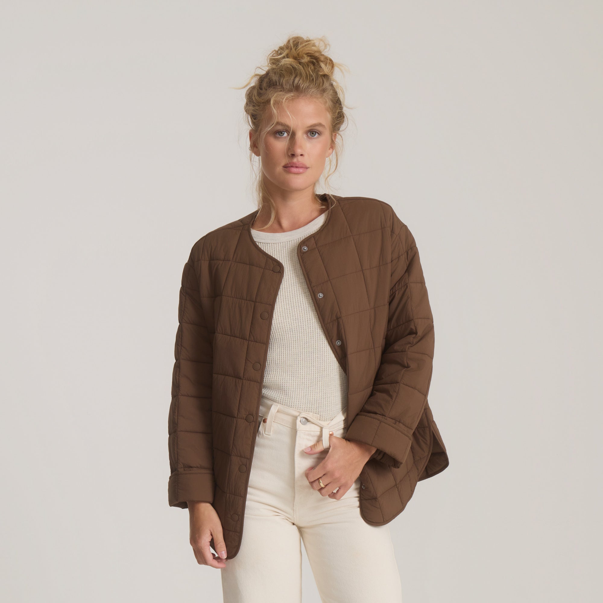 Cloud Liner Jacke - Coco Bean