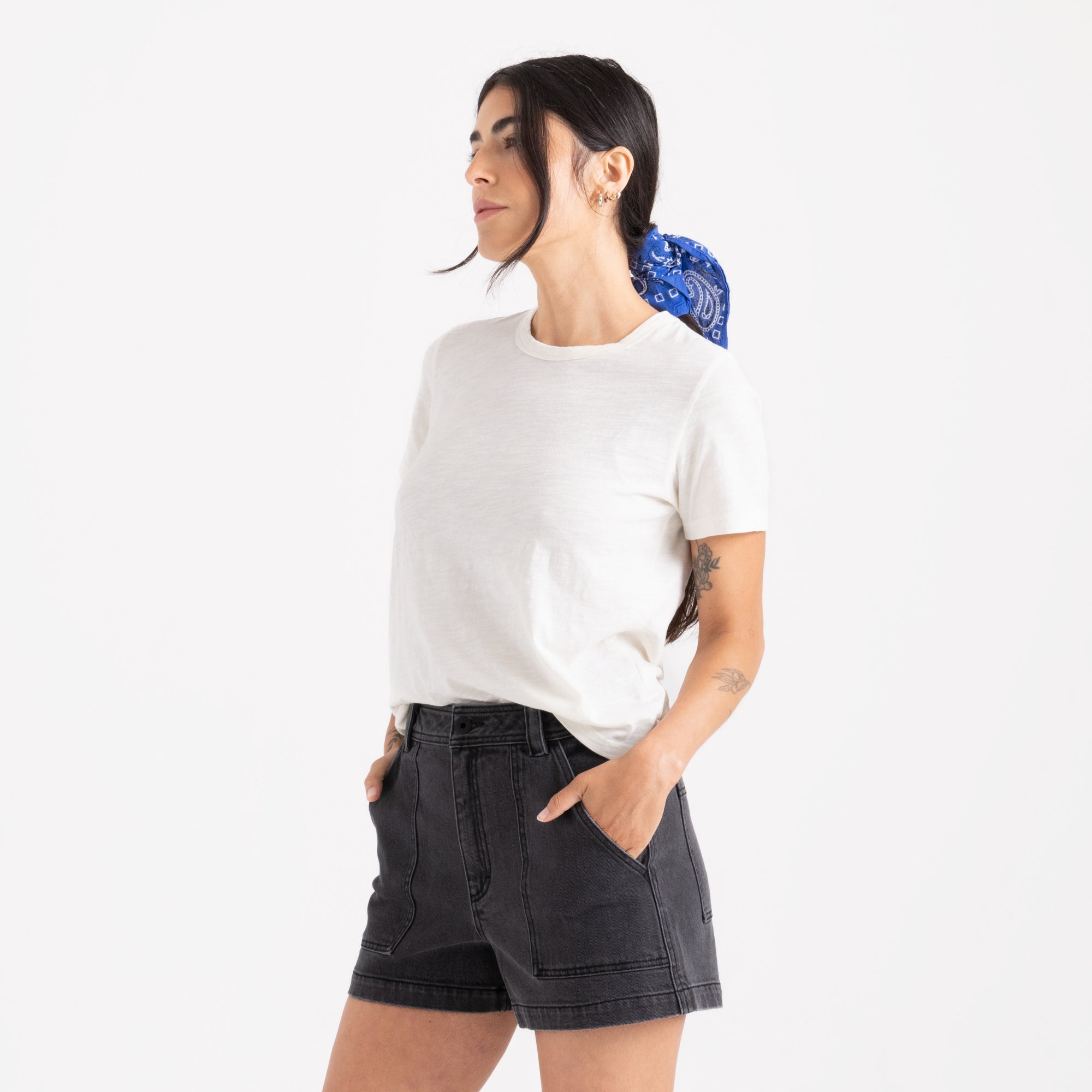 Well Worn Kurzarm Tee - Cremeweiß (Deutsche Ausgabe)