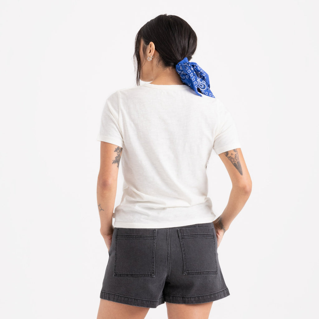 Well Worn Kurzarm Tee - Cremeweiß (Deutsche Ausgabe)