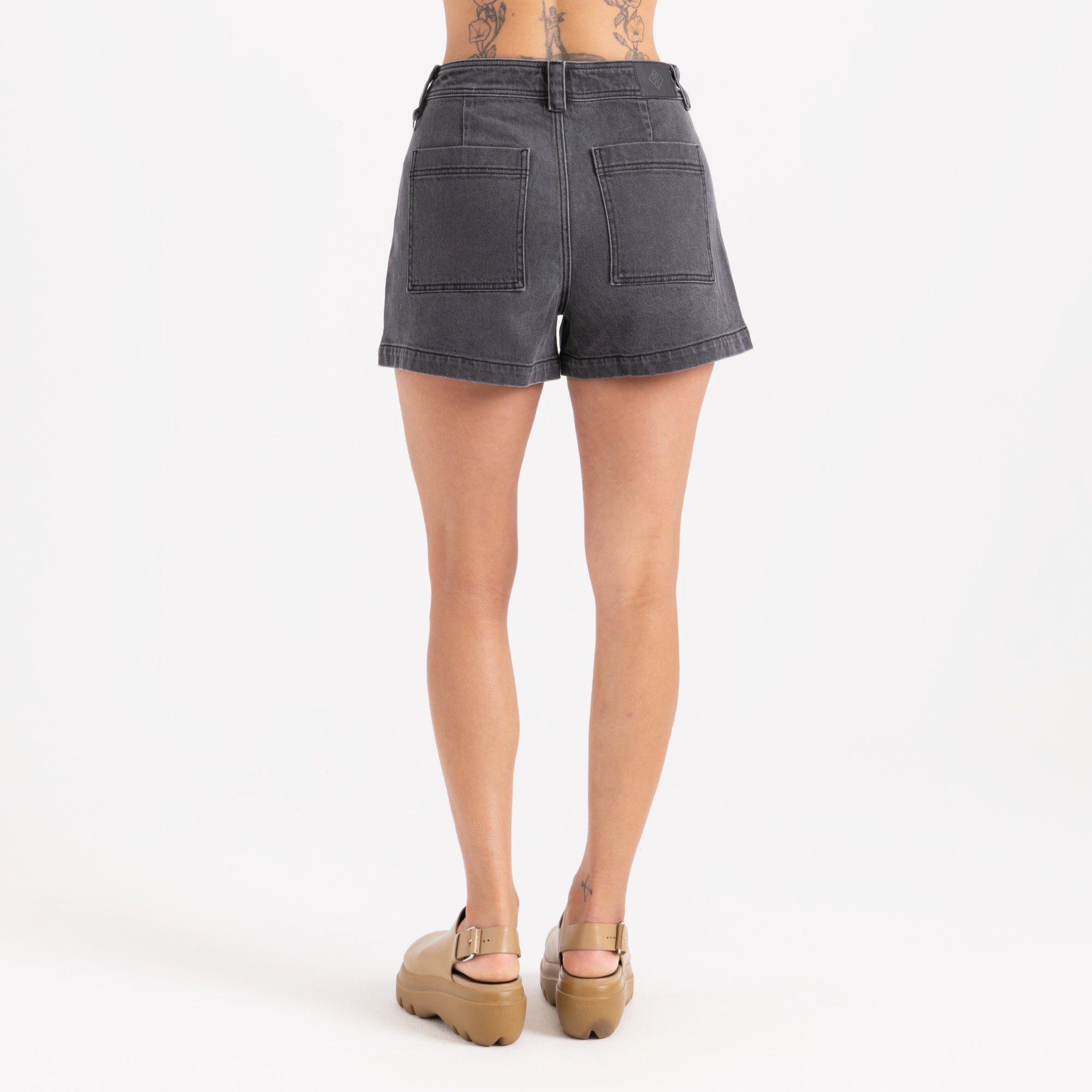 HWY Shorts – Faded Schwarz