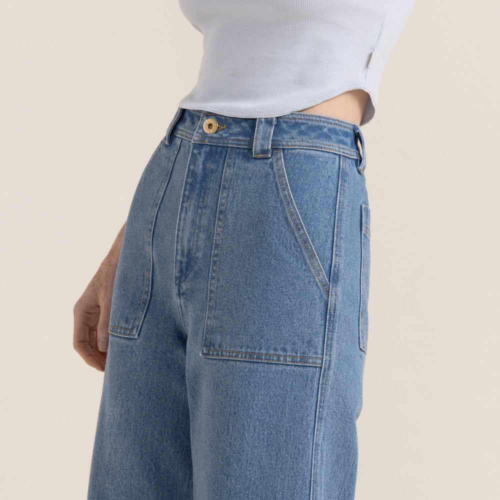 HWY 125 Jeans - Lichtgebleichtes Indigo