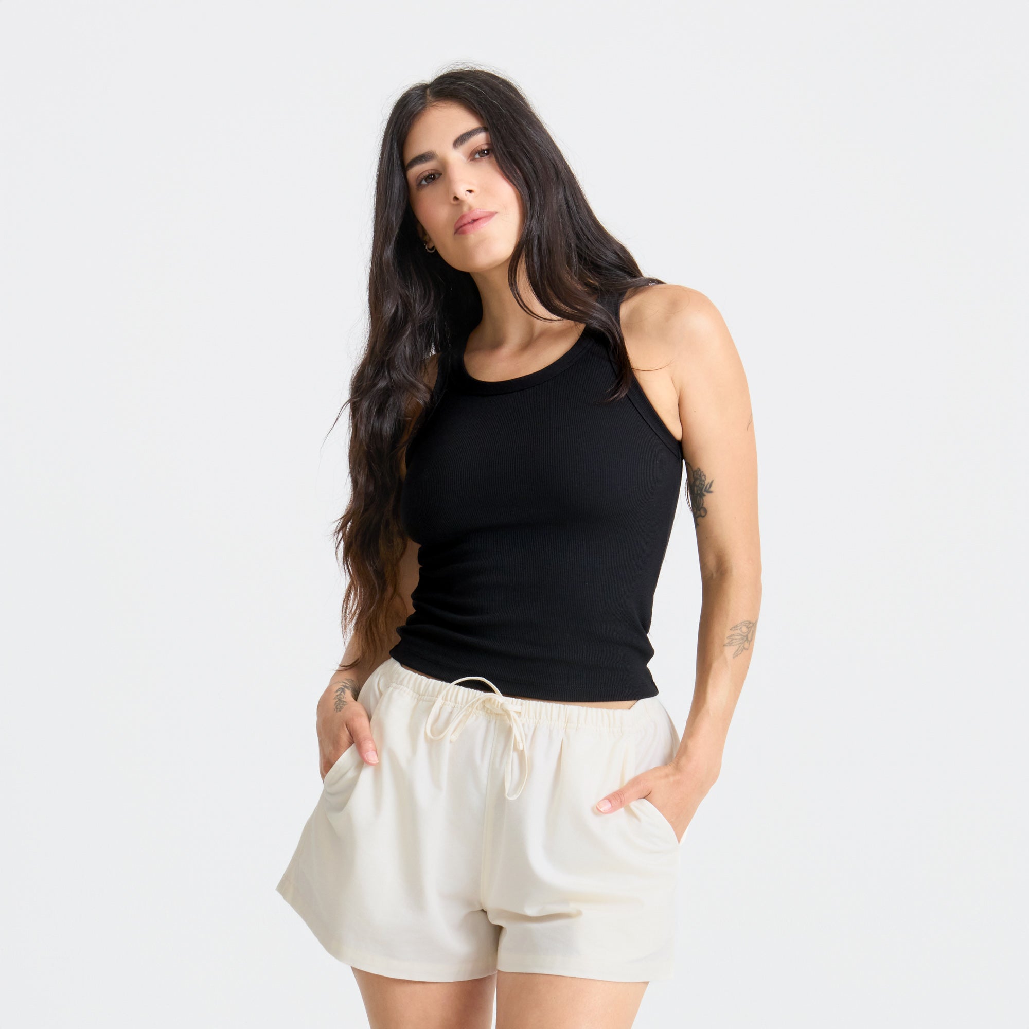Wind Worn Tanktop - Schwarz