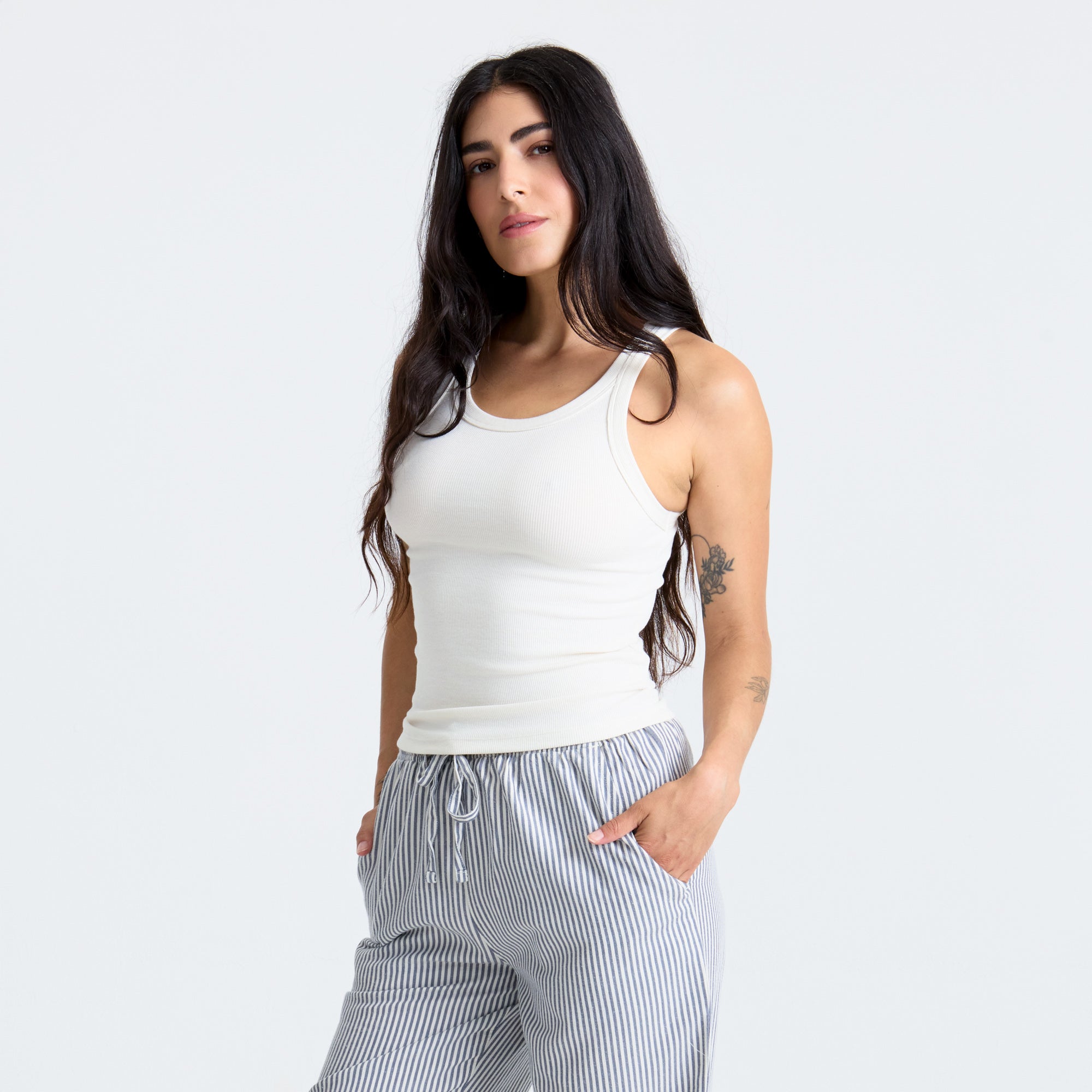 Wind Worn Tanktop - Knochen