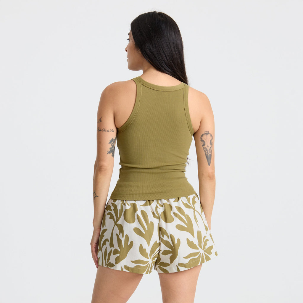 Wind Worn Tanktop - Dusty Olivgrün