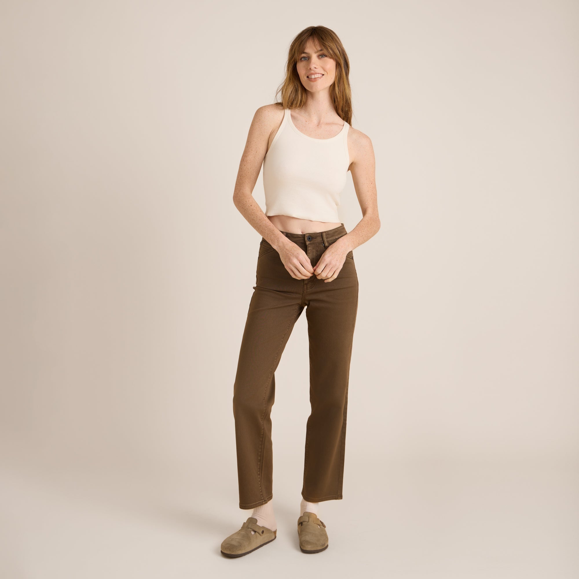 Wind Worn Tanktop - Cremeweiß