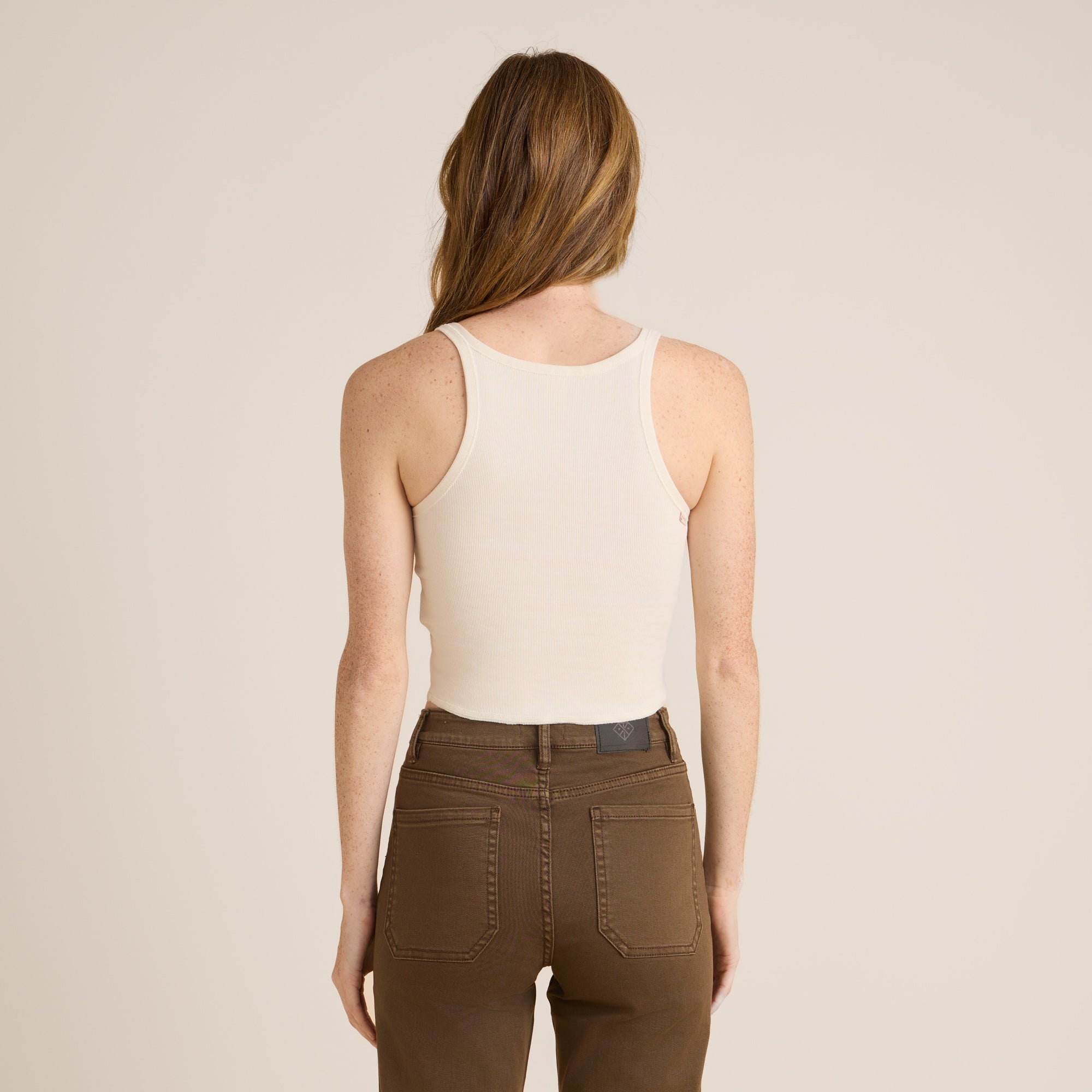 Wind Worn Tanktop - Cremeweiß