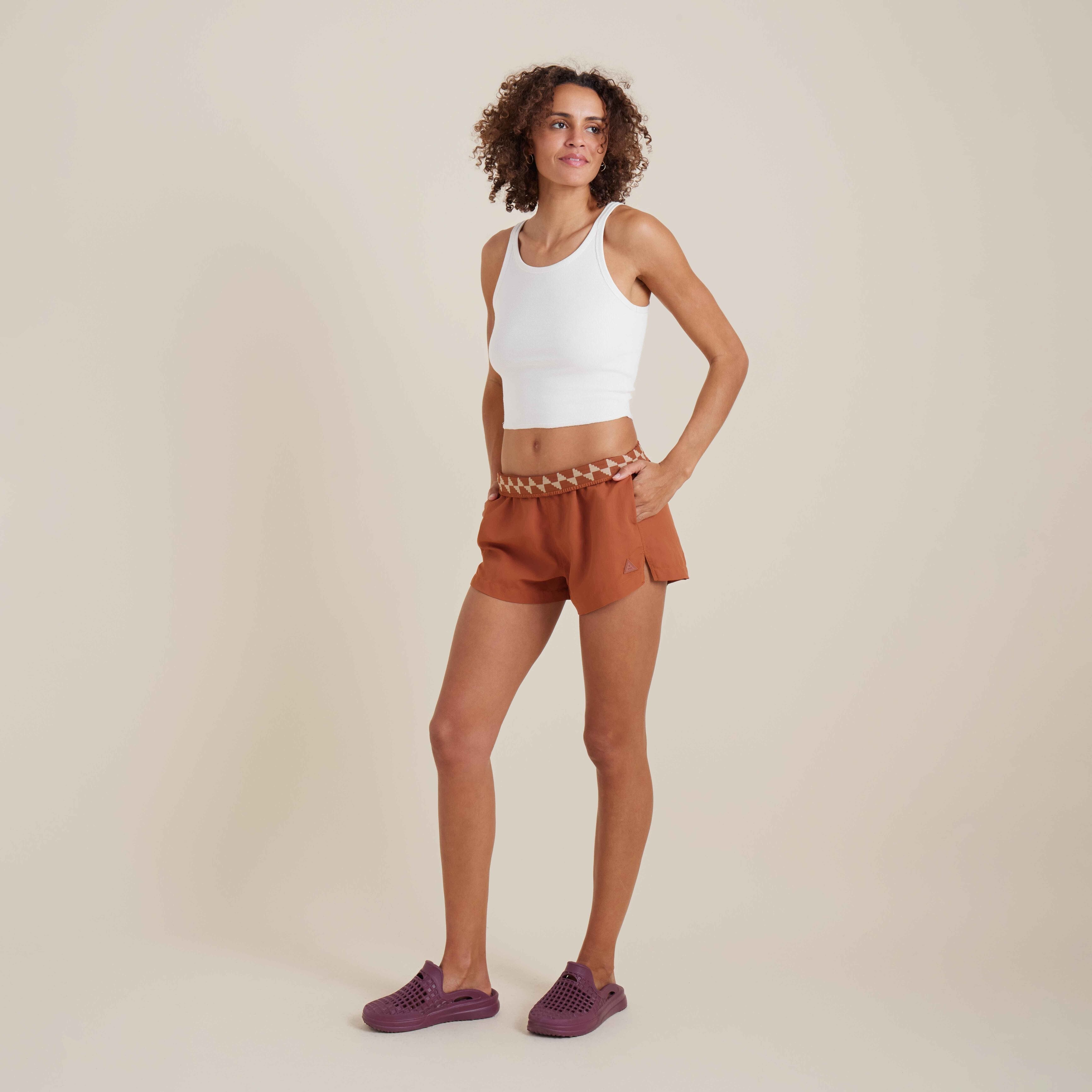 River Hybrid Shorts - Coconut Shell