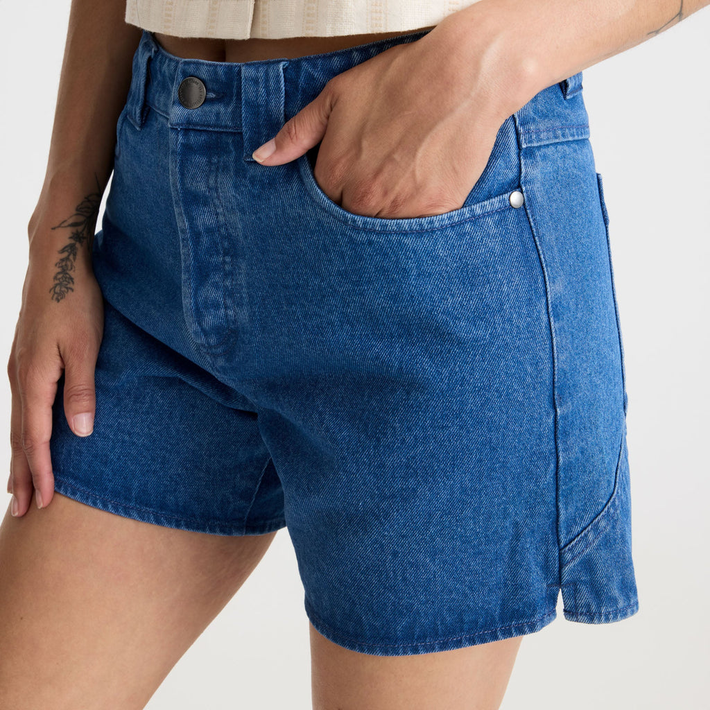 HWY 1 Shorts - Vintage Blau