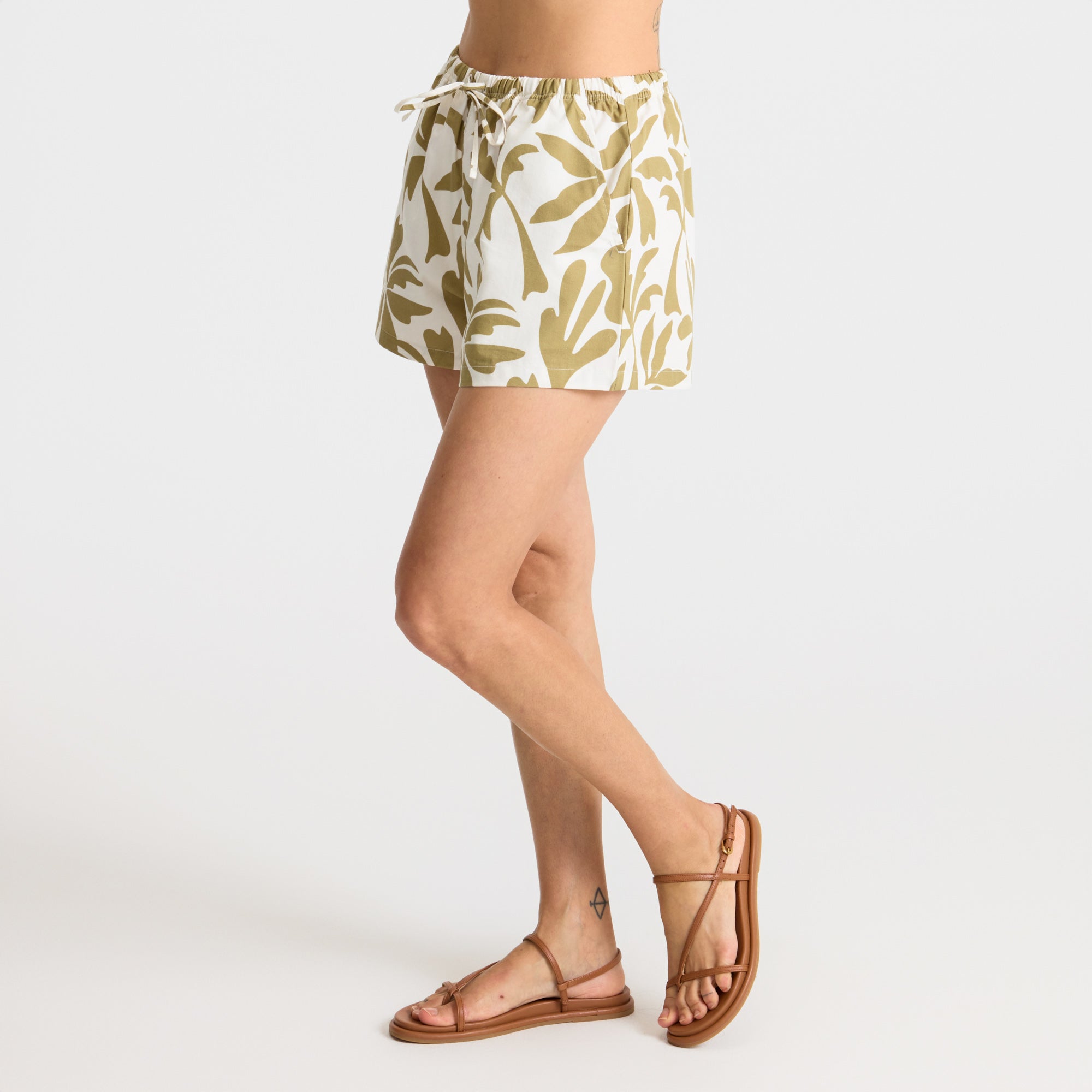 Costa Shorts - Dusty Olivgrün